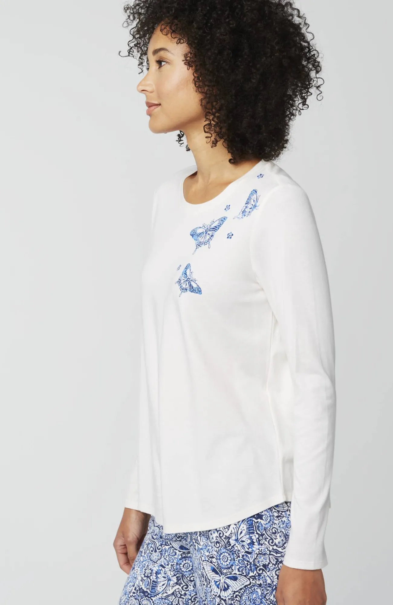 J.Jill Sleep Ultrasoft Long-Sleeve Top Outlet