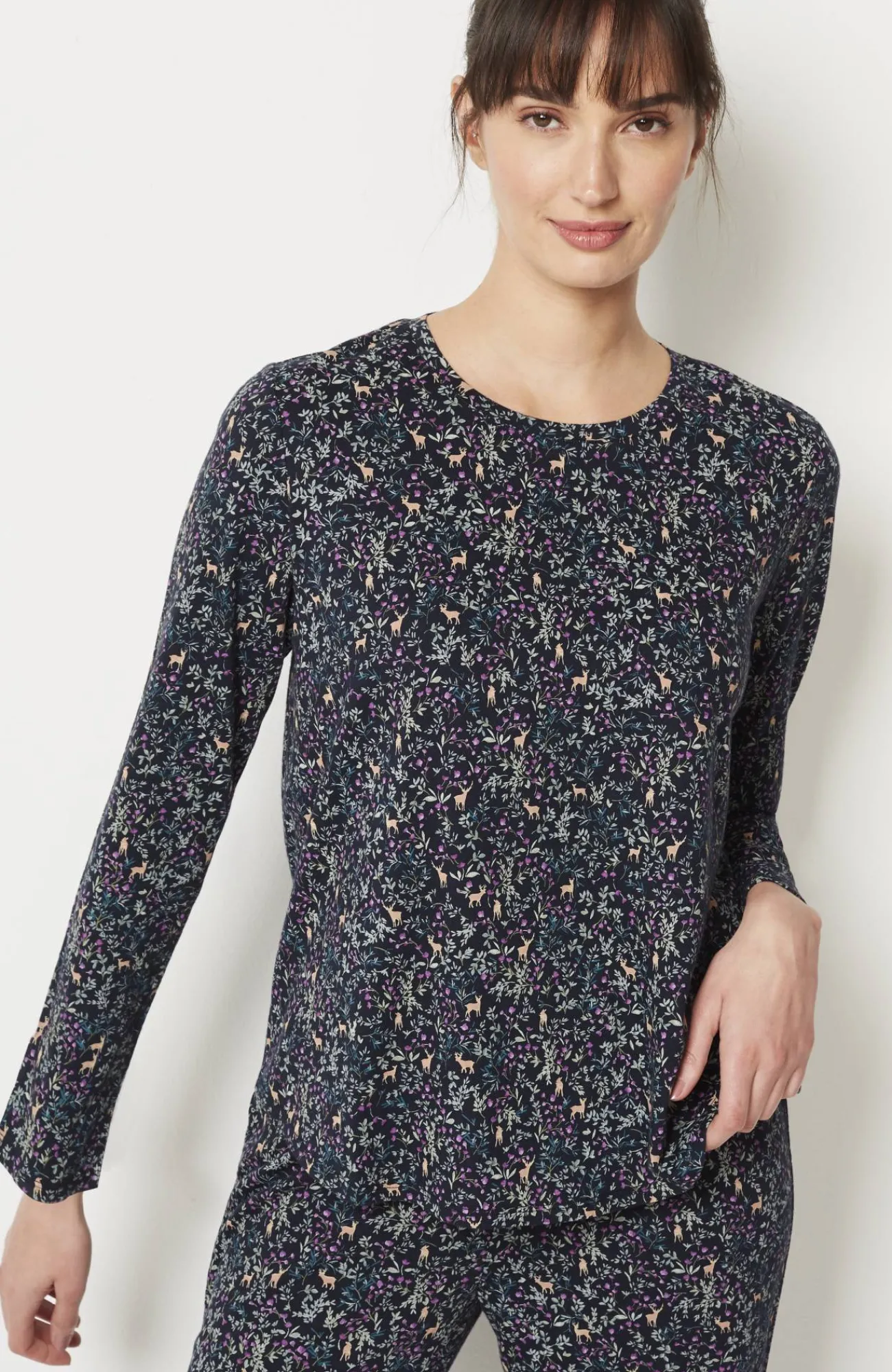 J.Jill Sleep Ultrasoft Long-Sleeve Top Discount
