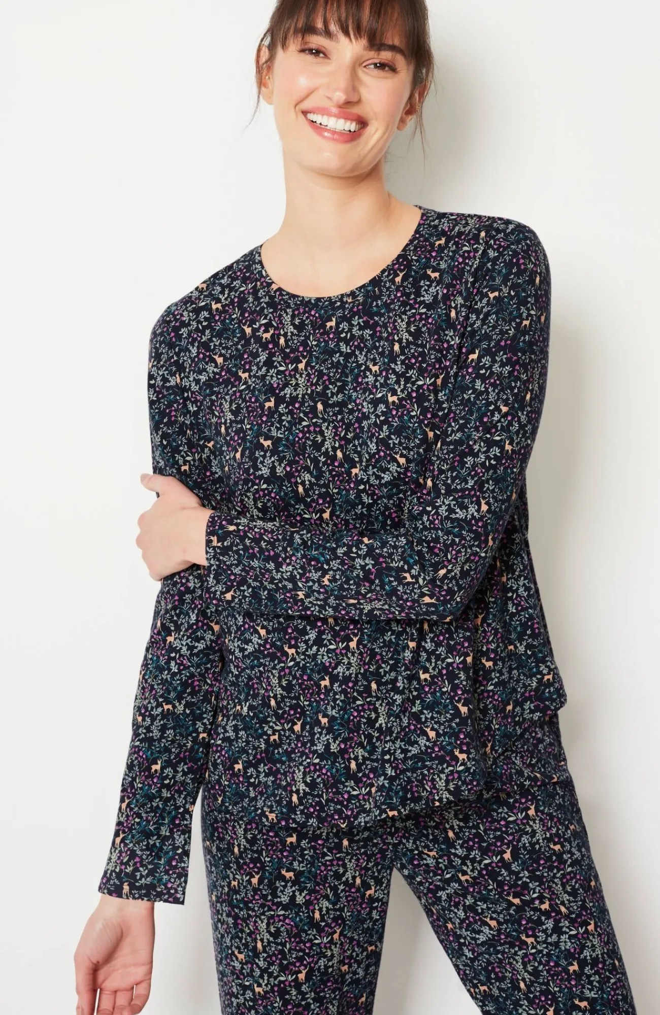 J.Jill Sleep Ultrasoft Long-Sleeve Top Discount