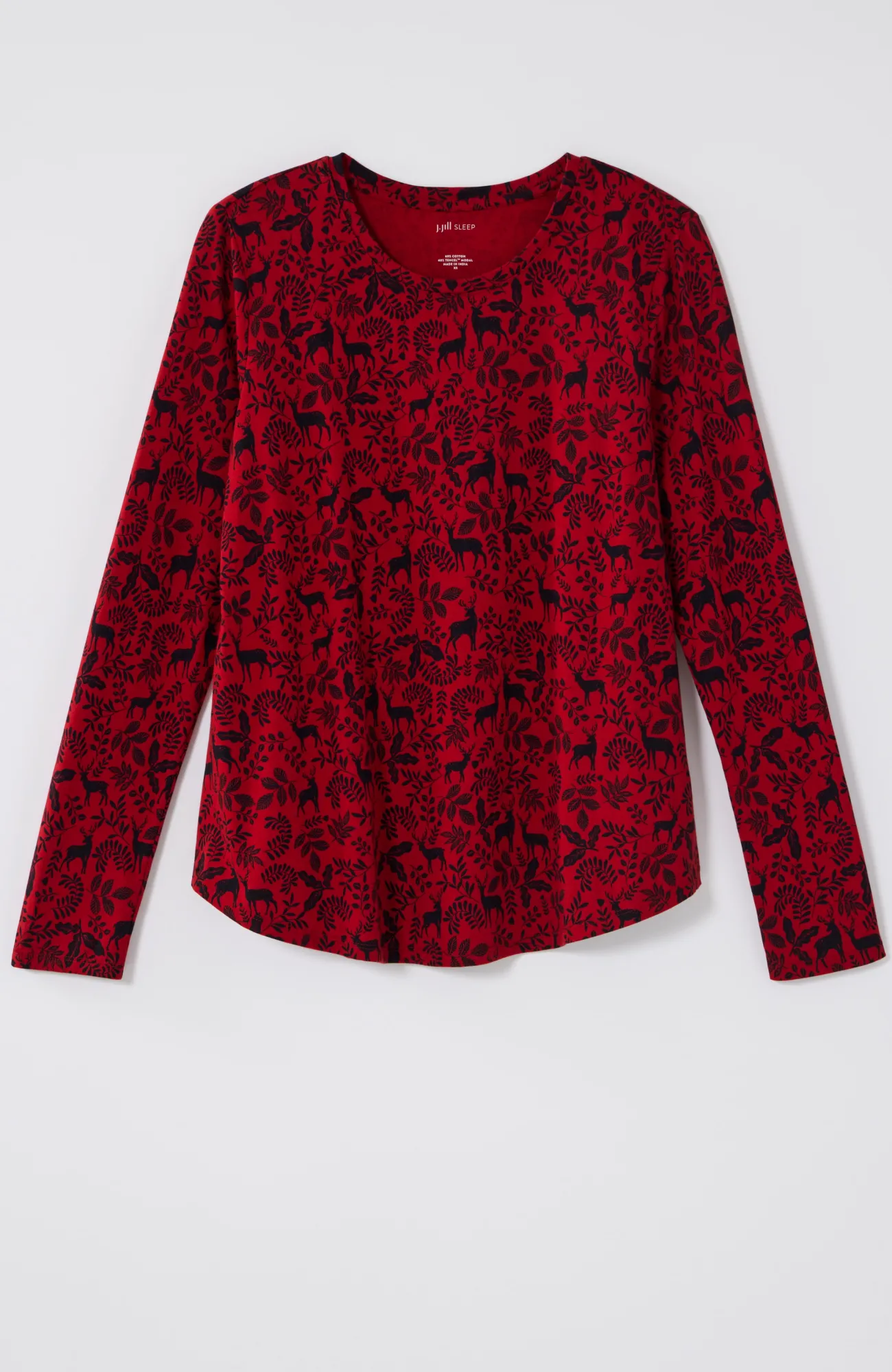 J.Jill Sleep Ultrasoft Long-Sleeve Top Discount