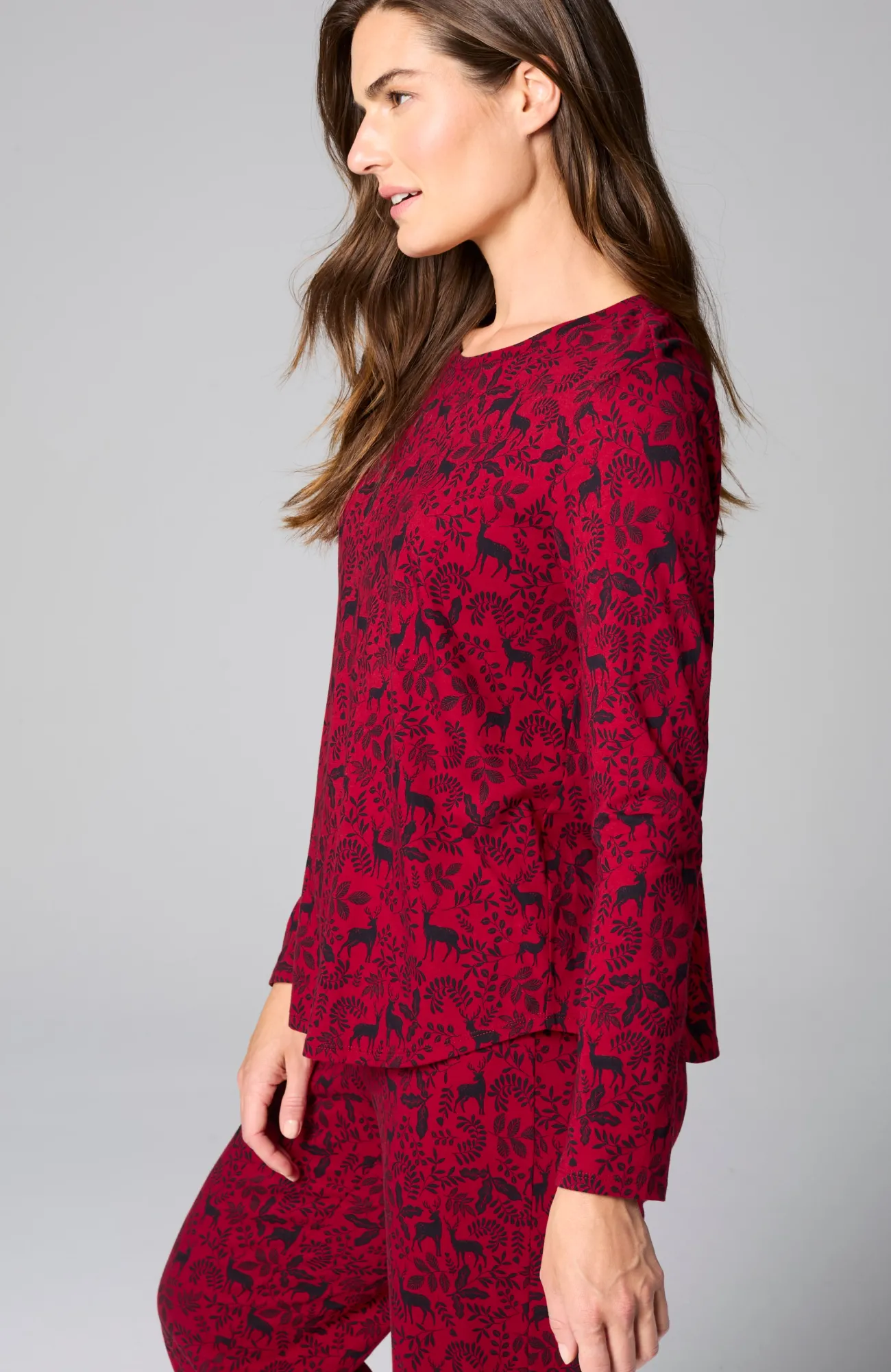 J.Jill Sleep Ultrasoft Long-Sleeve Top Outlet
