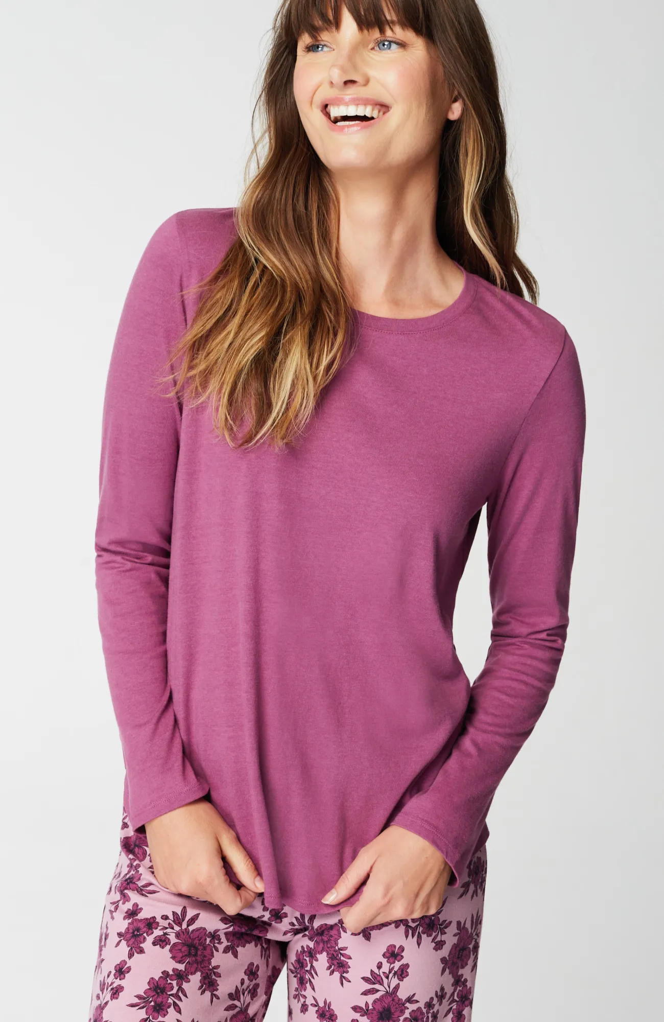J.Jill Sleep Ultrasoft Long-Sleeve Top Outlet