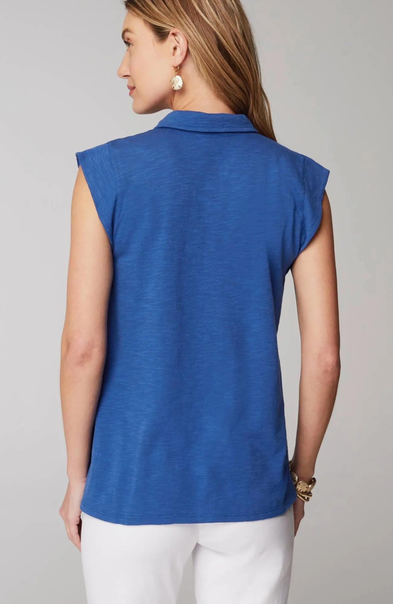 J.Jill Sleeveless Button-Front Top Sale