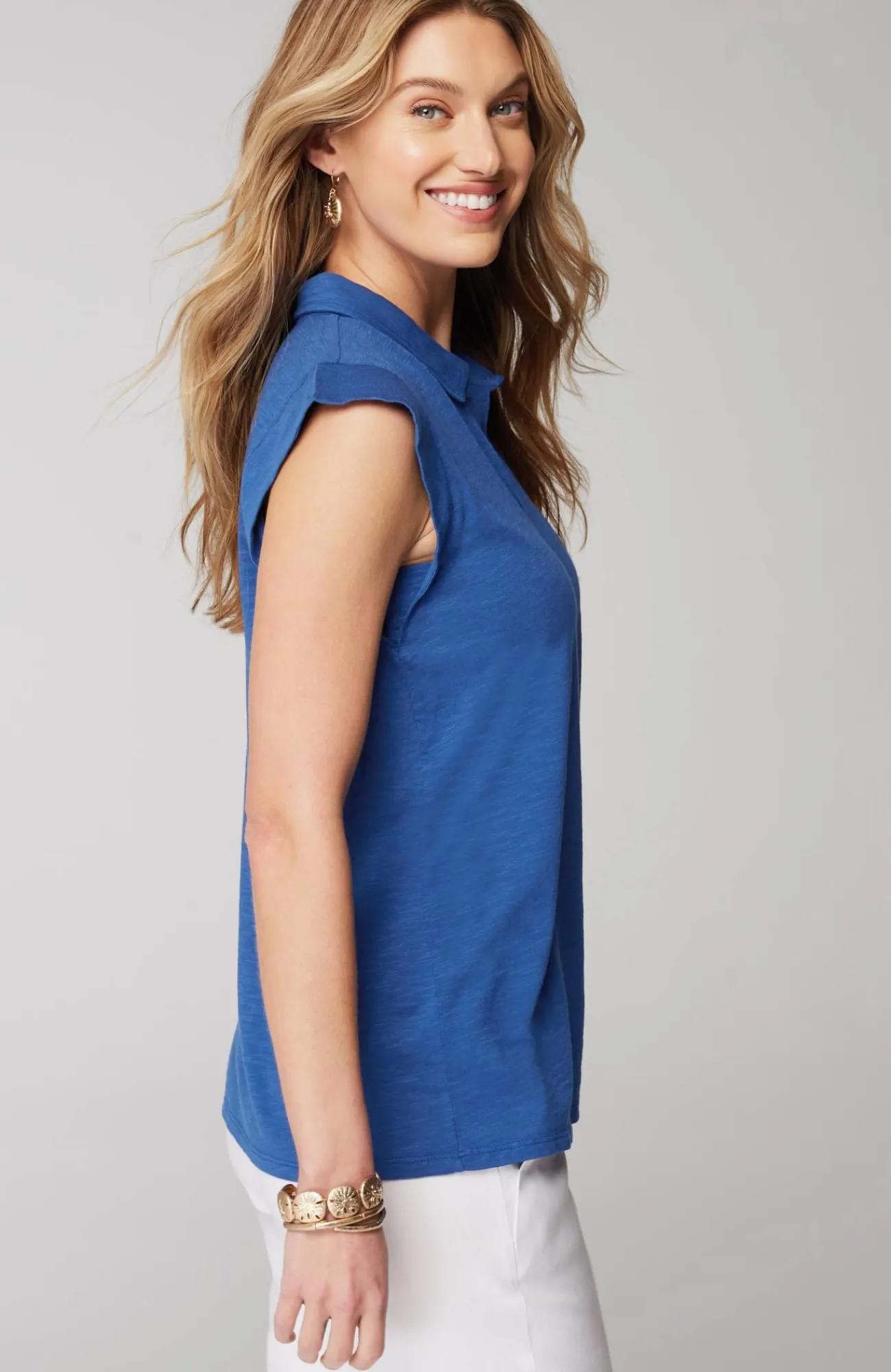 J.Jill Sleeveless Button-Front Top Sale