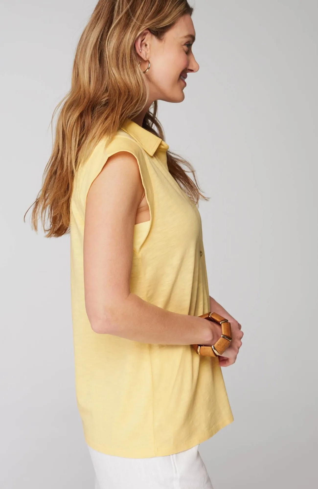 J.Jill Sleeveless Button-Front Top Sale