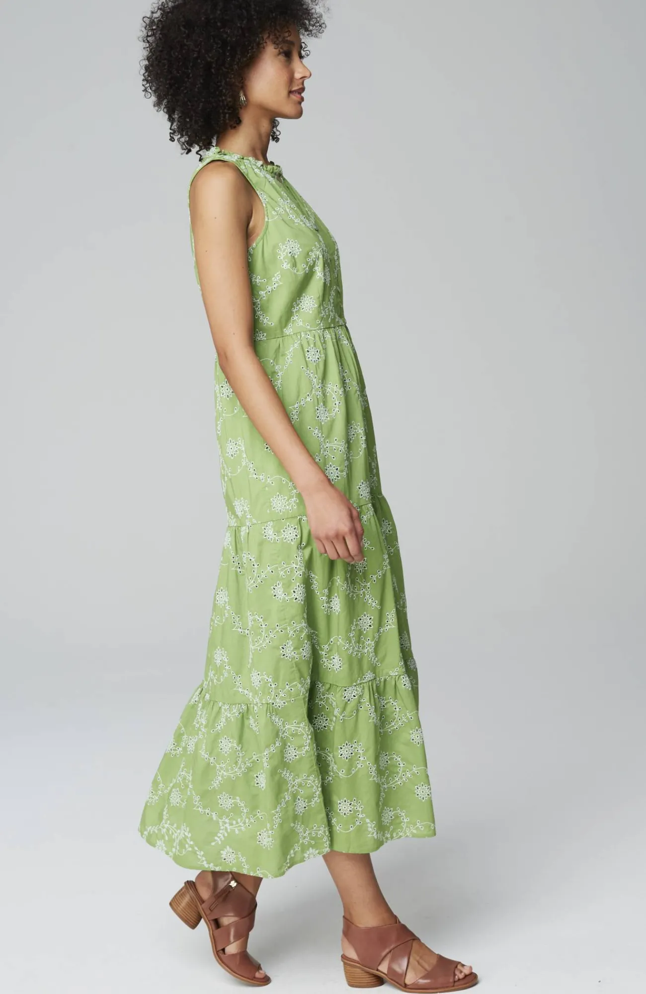 J.Jill Sleeveless Tiered Maxi Dress Sale