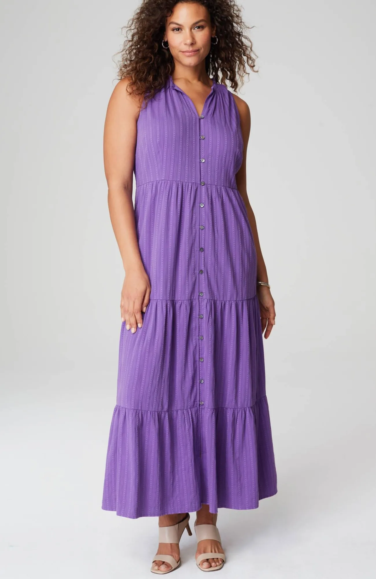J.Jill Sleeveless Tiered Maxi Dress Sale