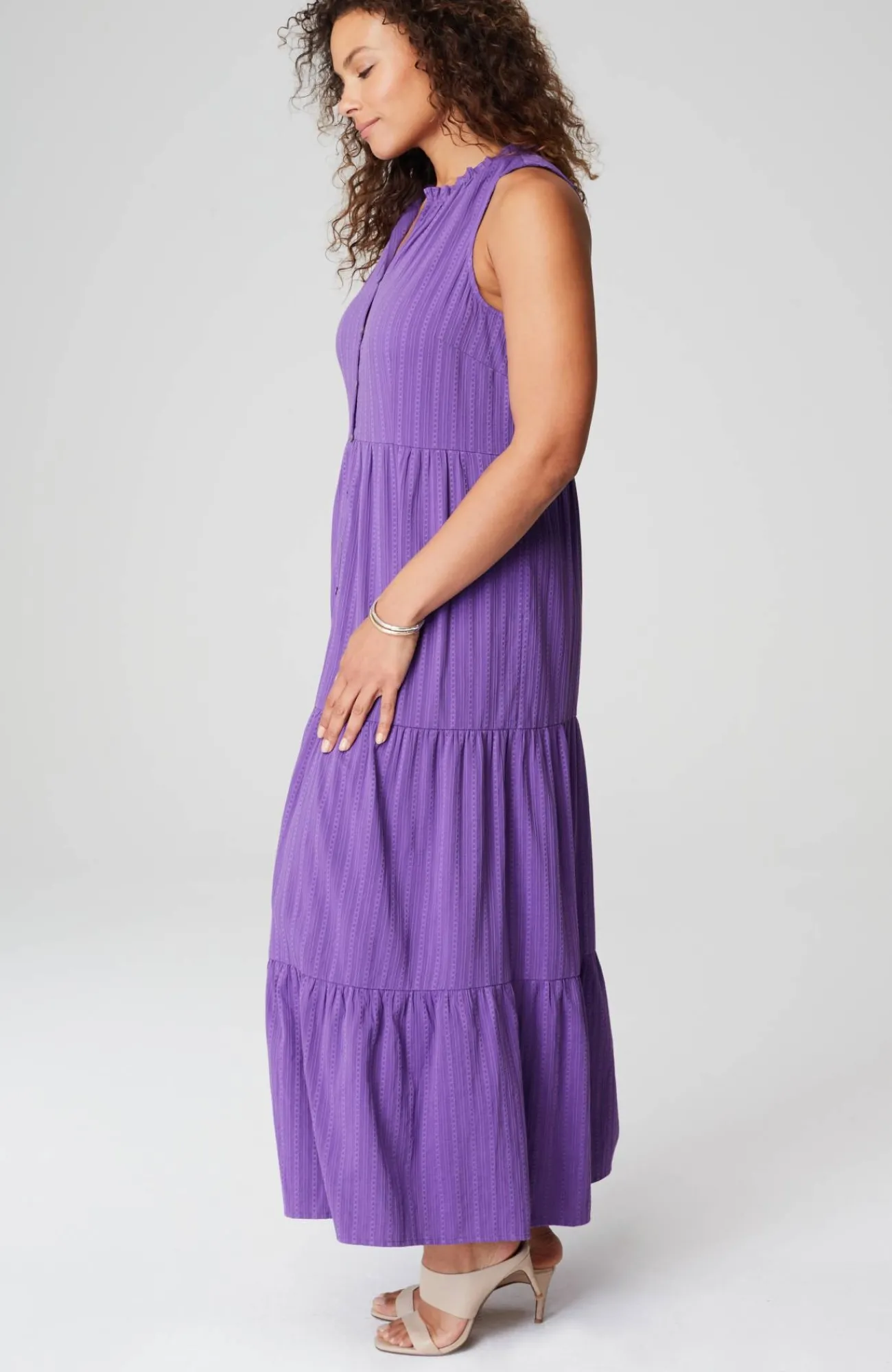 J.Jill Sleeveless Tiered Maxi Dress Sale