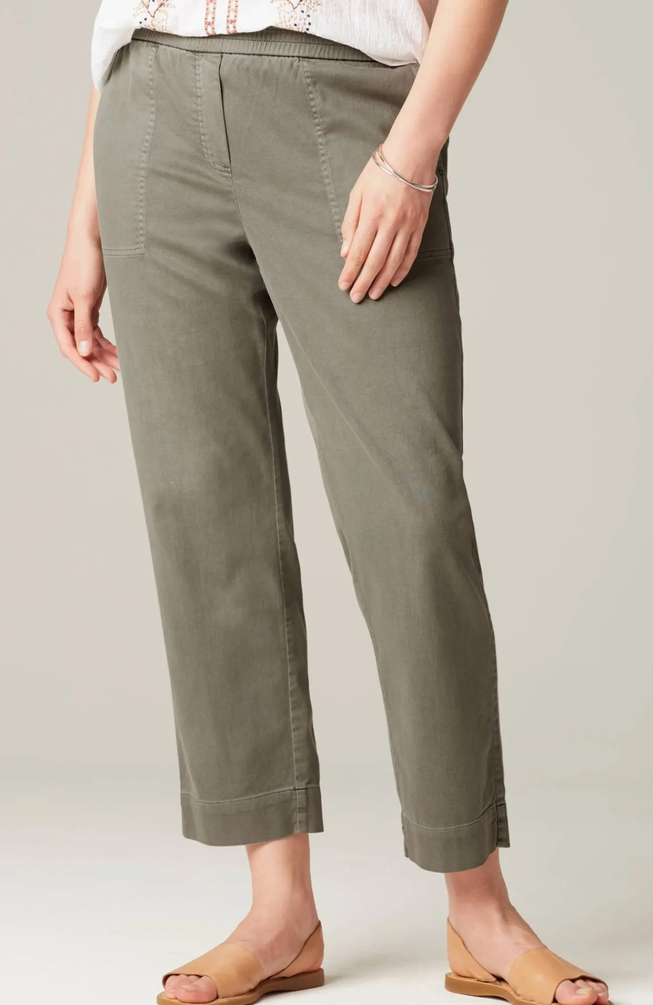 J.Jill Slim-Leg Twill Cargo Pants Cheap