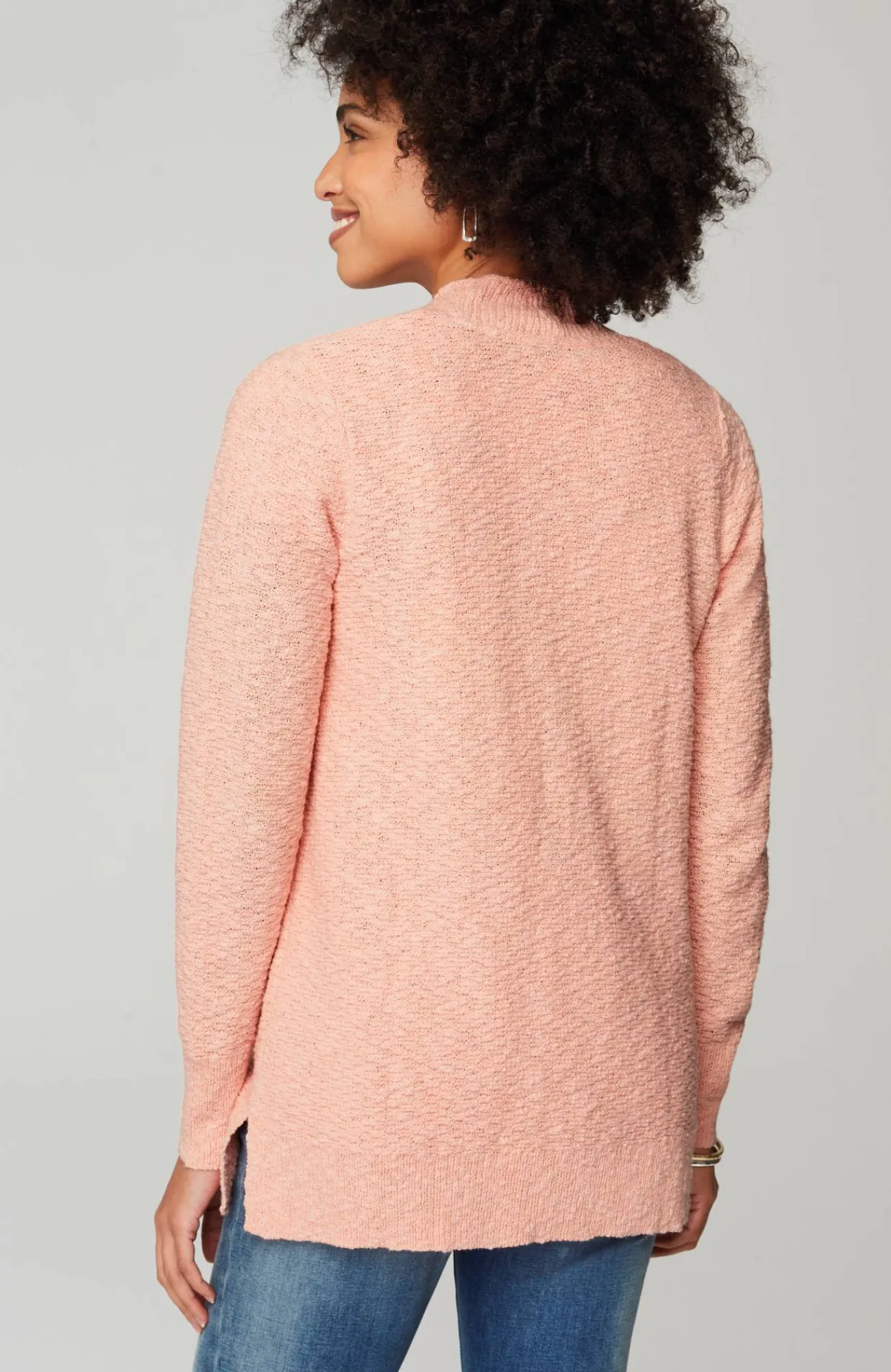 J.Jill Slub-Textured Button-Front Cardi Fashion