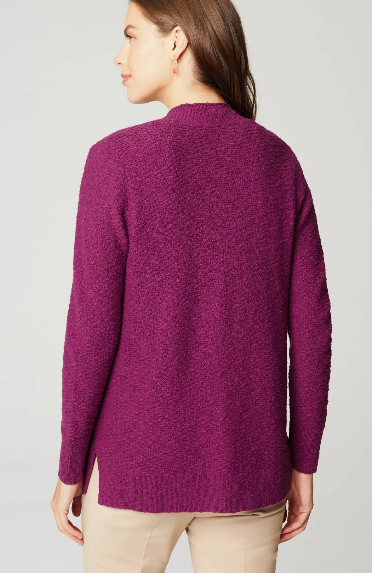 J.Jill Slub-Textured Button-Front Cardi Fashion