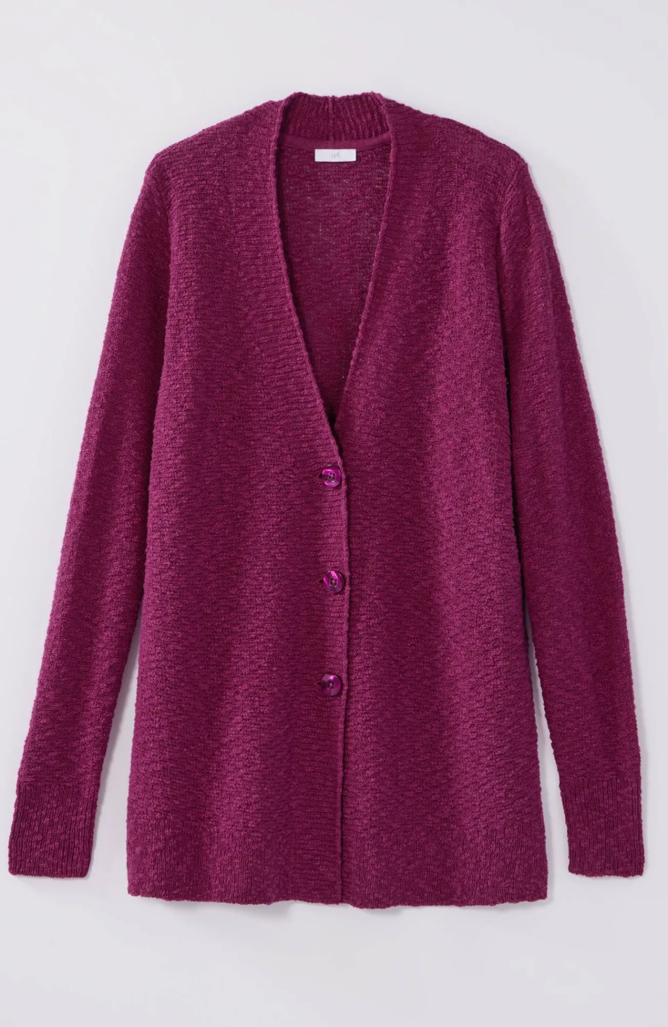 J.Jill Slub-Textured Button-Front Cardi Fashion