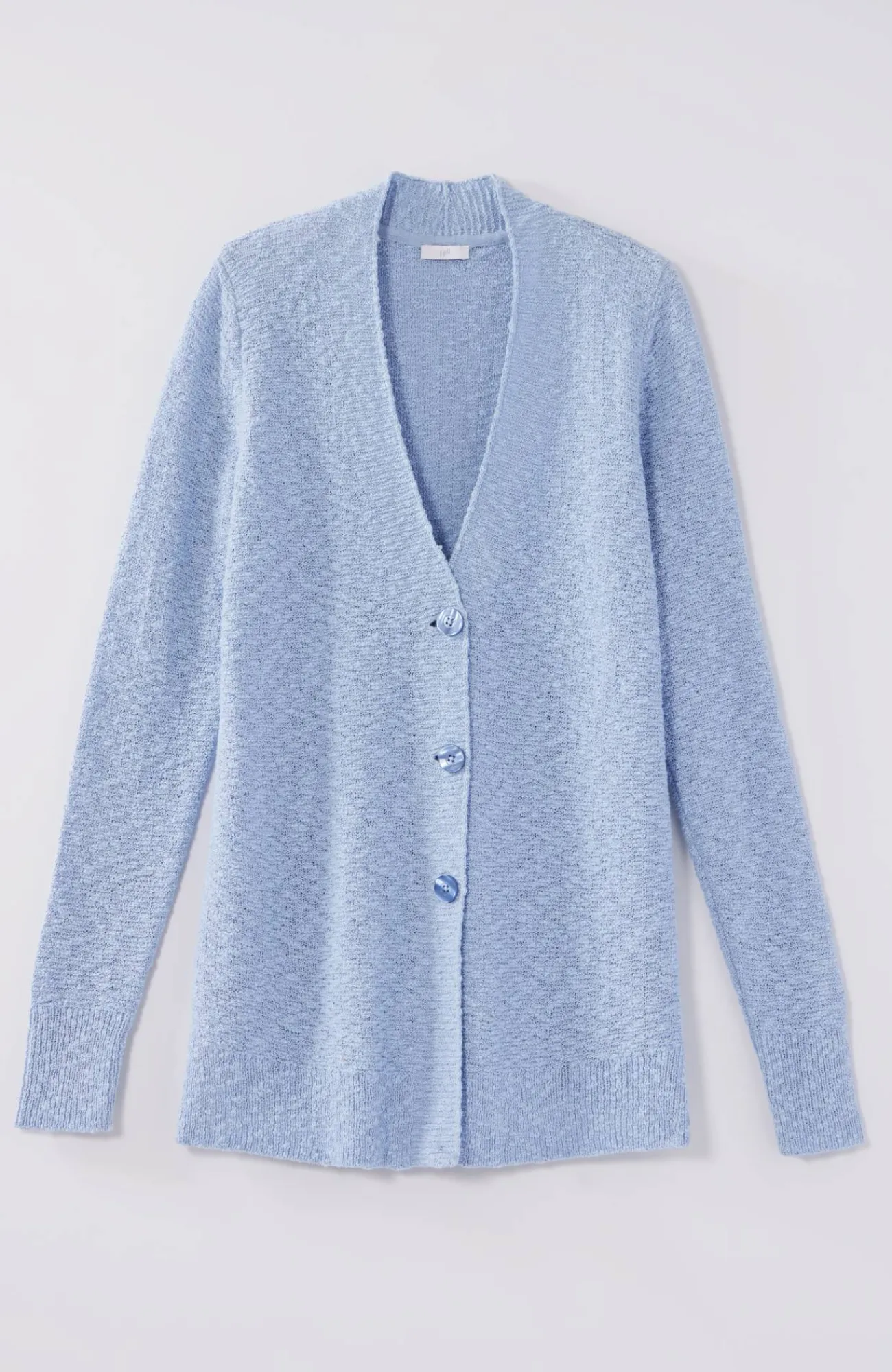 J.Jill Slub-Textured Button-Front Cardi Fashion