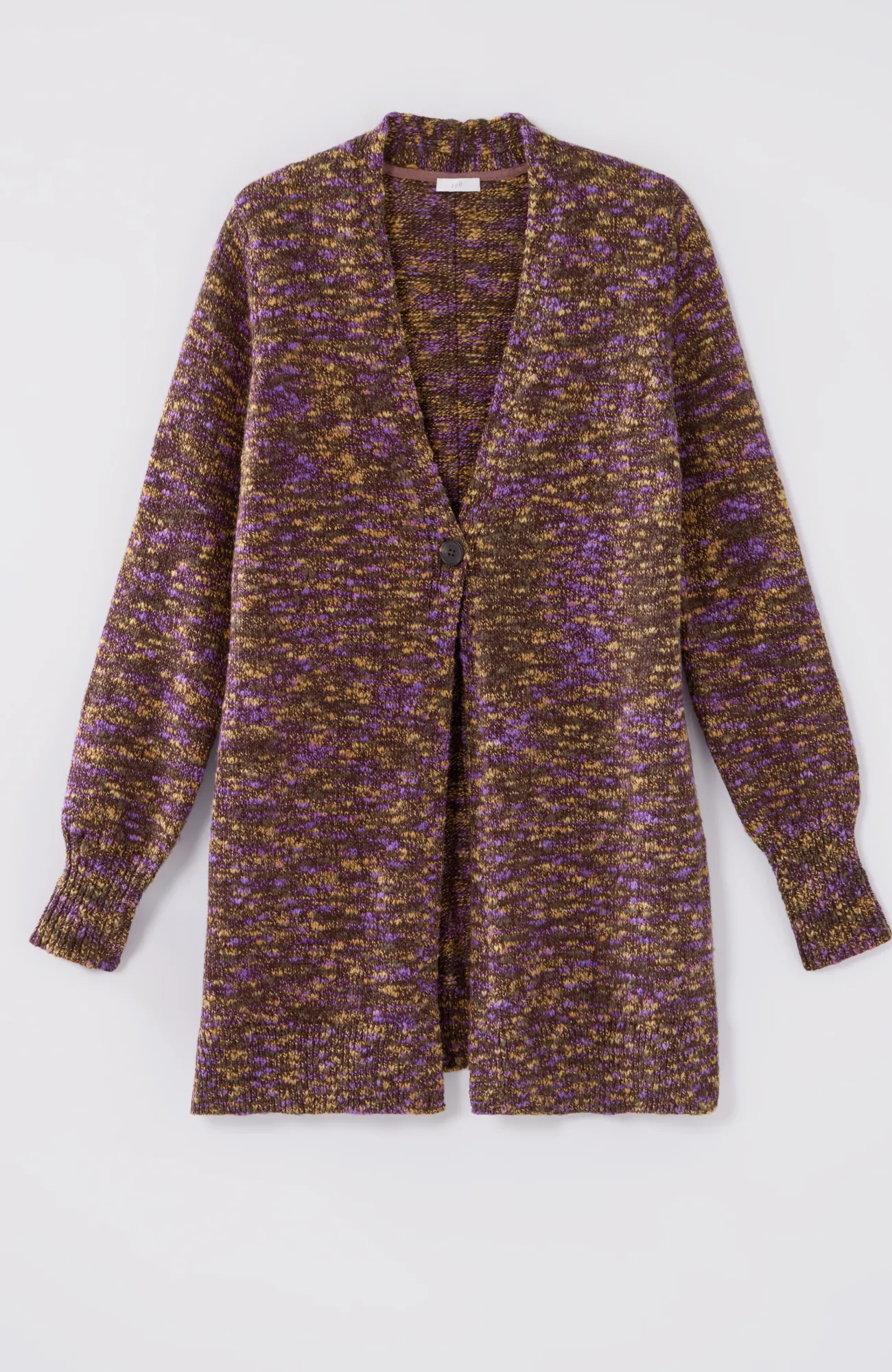 J.Jill Slub-Textured Space-Dyed Cardi Best