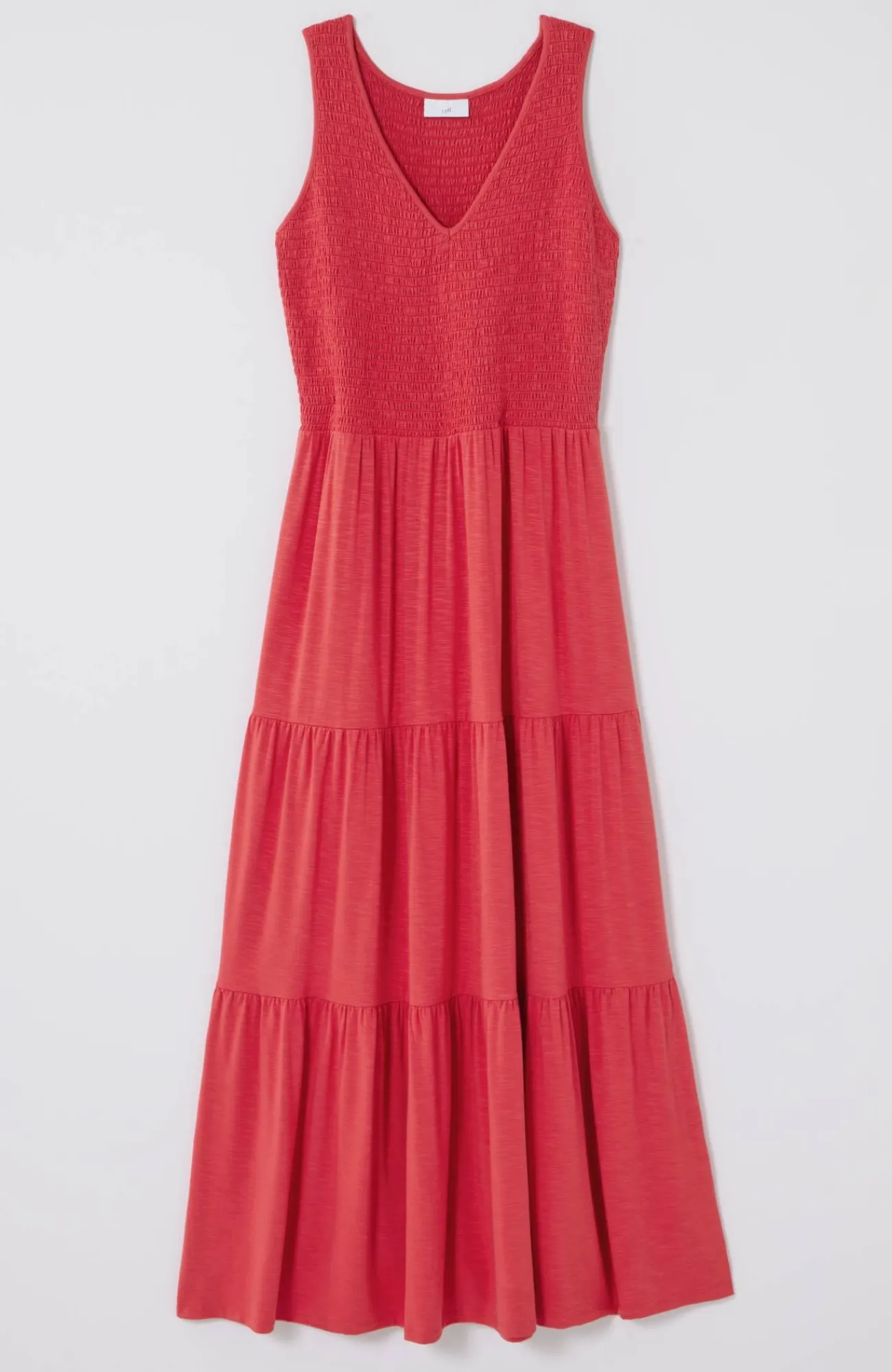 J.Jill Smocked Tiered Midi Dress Cheap