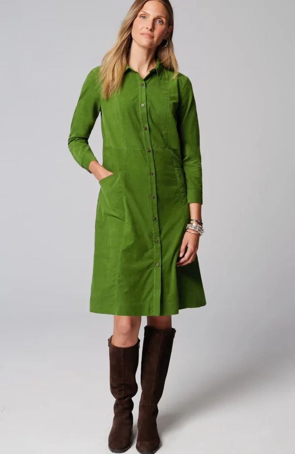 J.Jill Soft Cord Shirtdress Peacock Blue Cheap