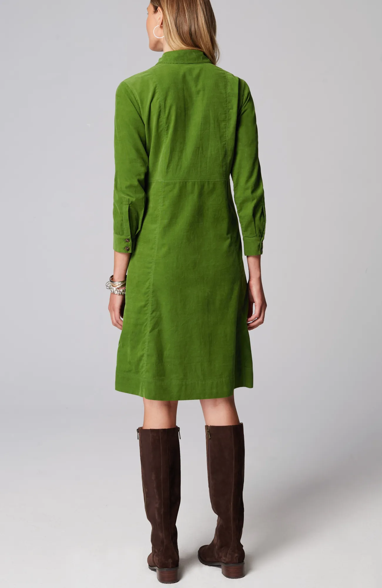 J.Jill Soft Cord Shirtdress Peacock Blue Cheap
