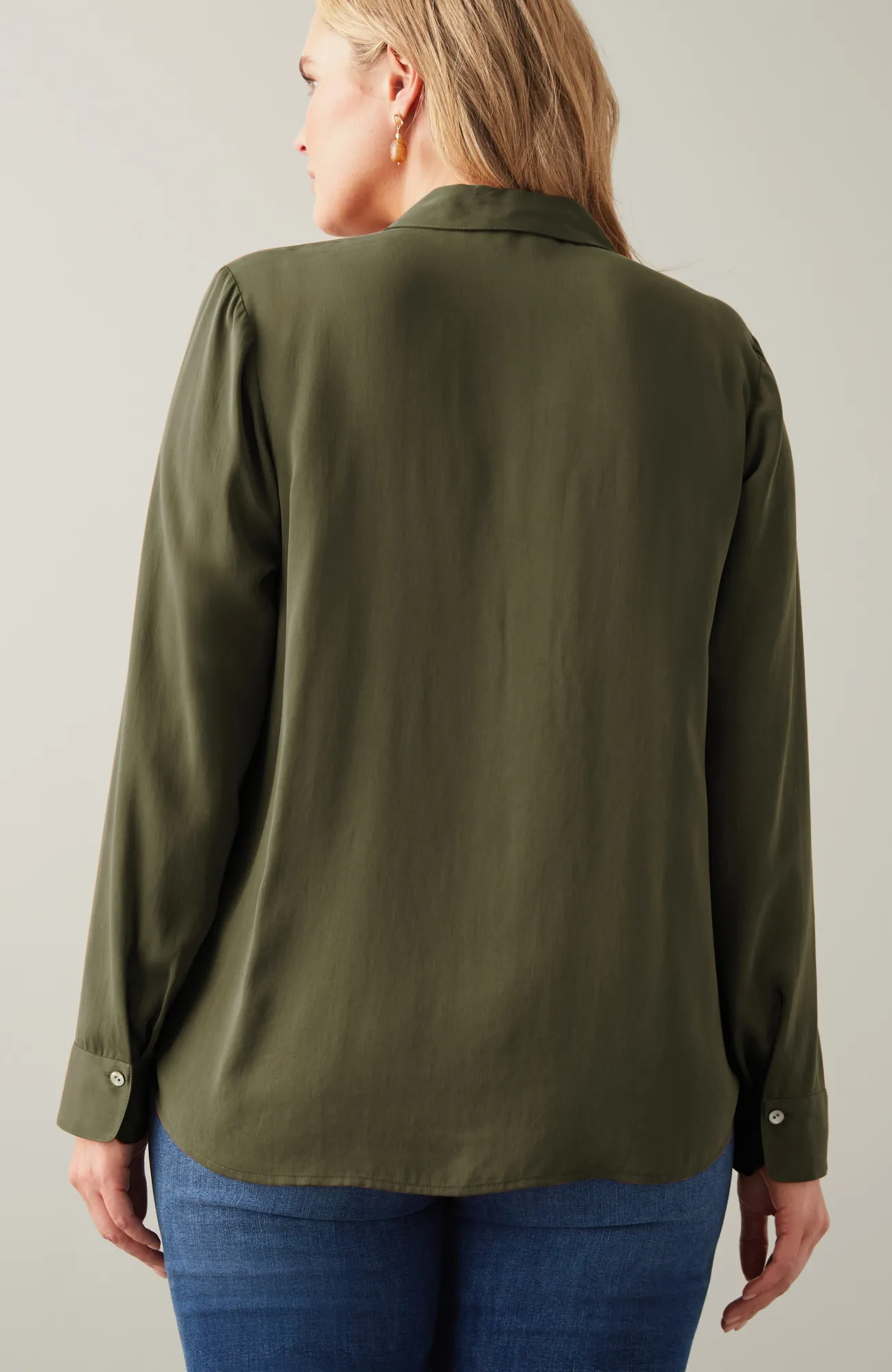J.Jill Soft Luxe Utility Popover Vicuna Whimsical Woodland Online