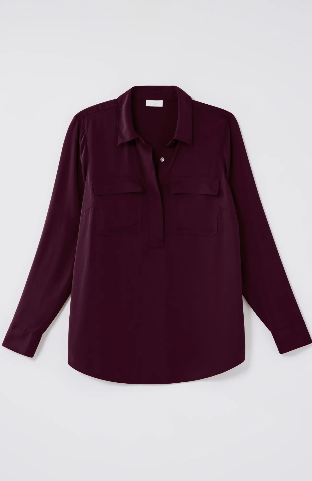 J.Jill Soft Luxe Utility Popover Vicuna Whimsical Woodland Online