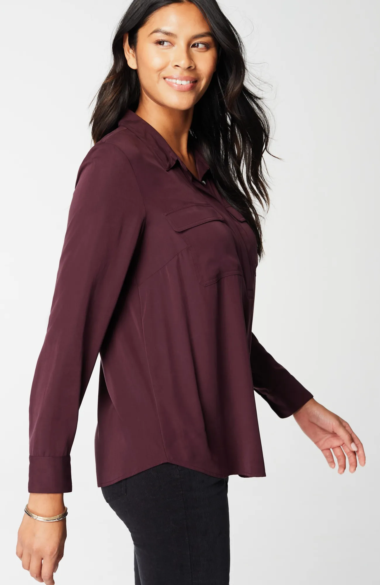 J.Jill Soft Luxe Utility Popover Discount