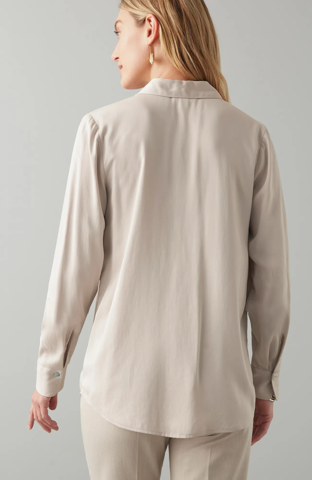 J.Jill Soft Luxe Utility Popover Vicuna Whimsical Woodland Online