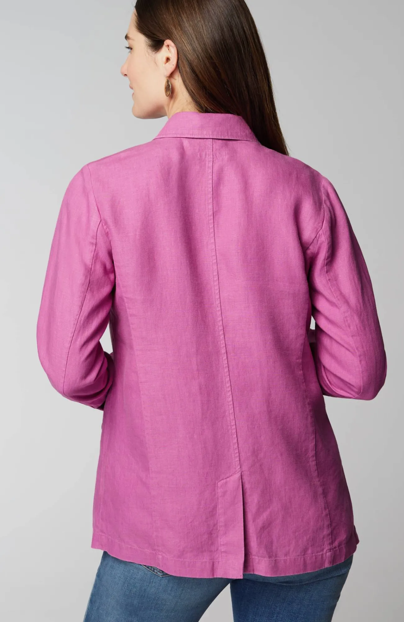 J.Jill Summer Linen Blazer Outlet