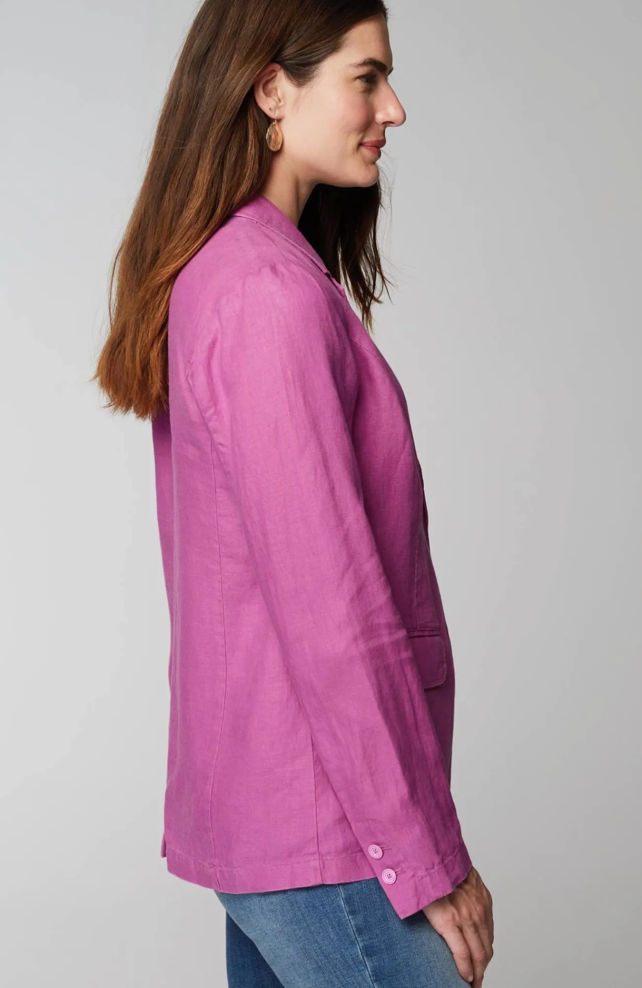 J.Jill Summer Linen Blazer Outlet