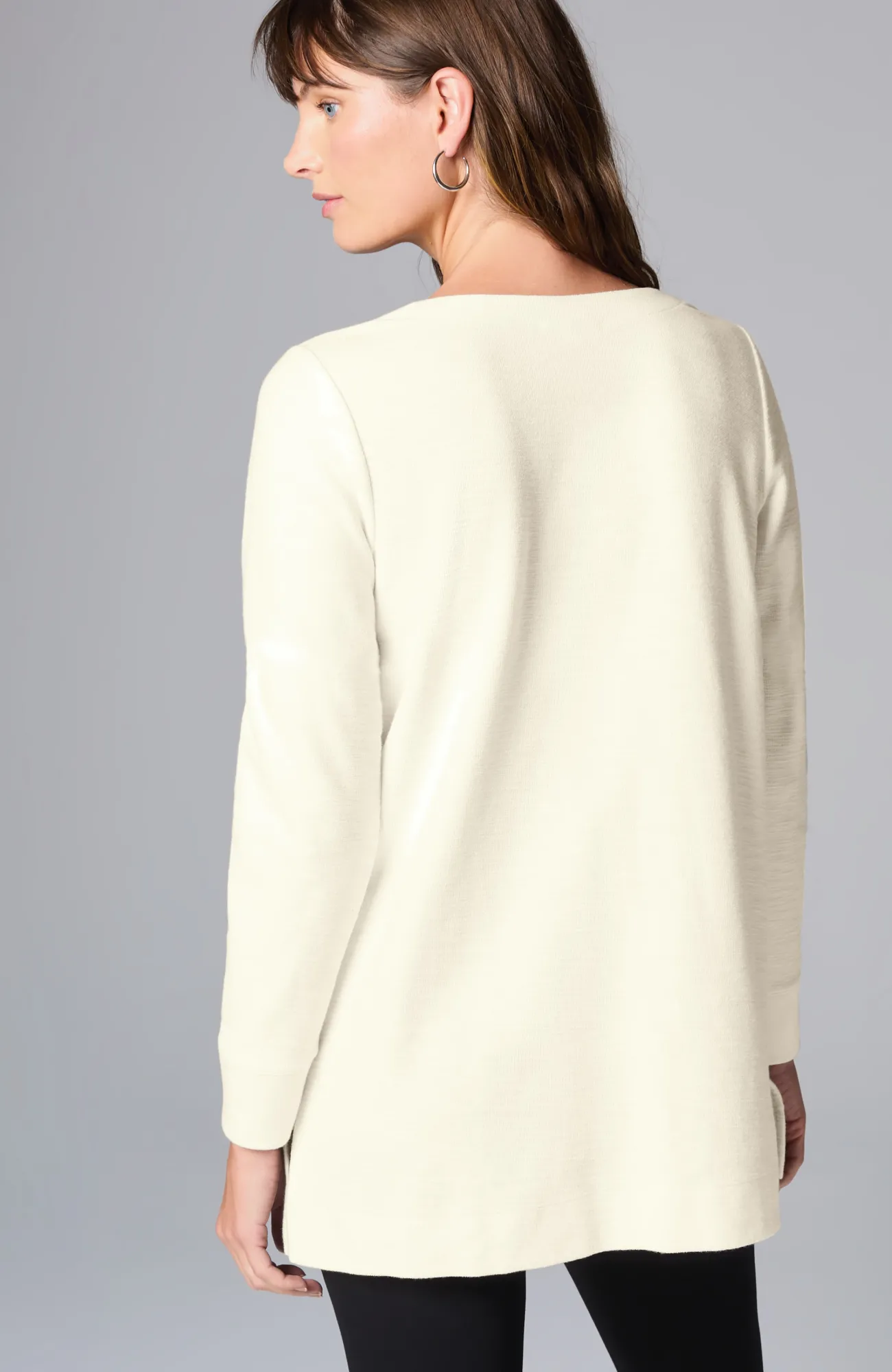 J.Jill Textured Patch-Pocket Tunic Fashion