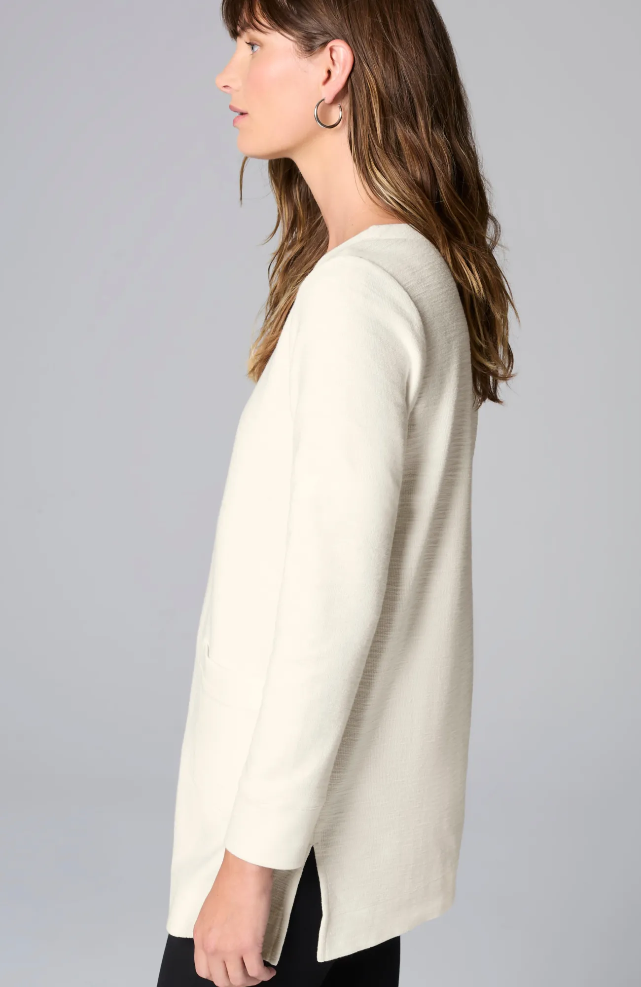 J.Jill Textured Patch-Pocket Tunic Fashion