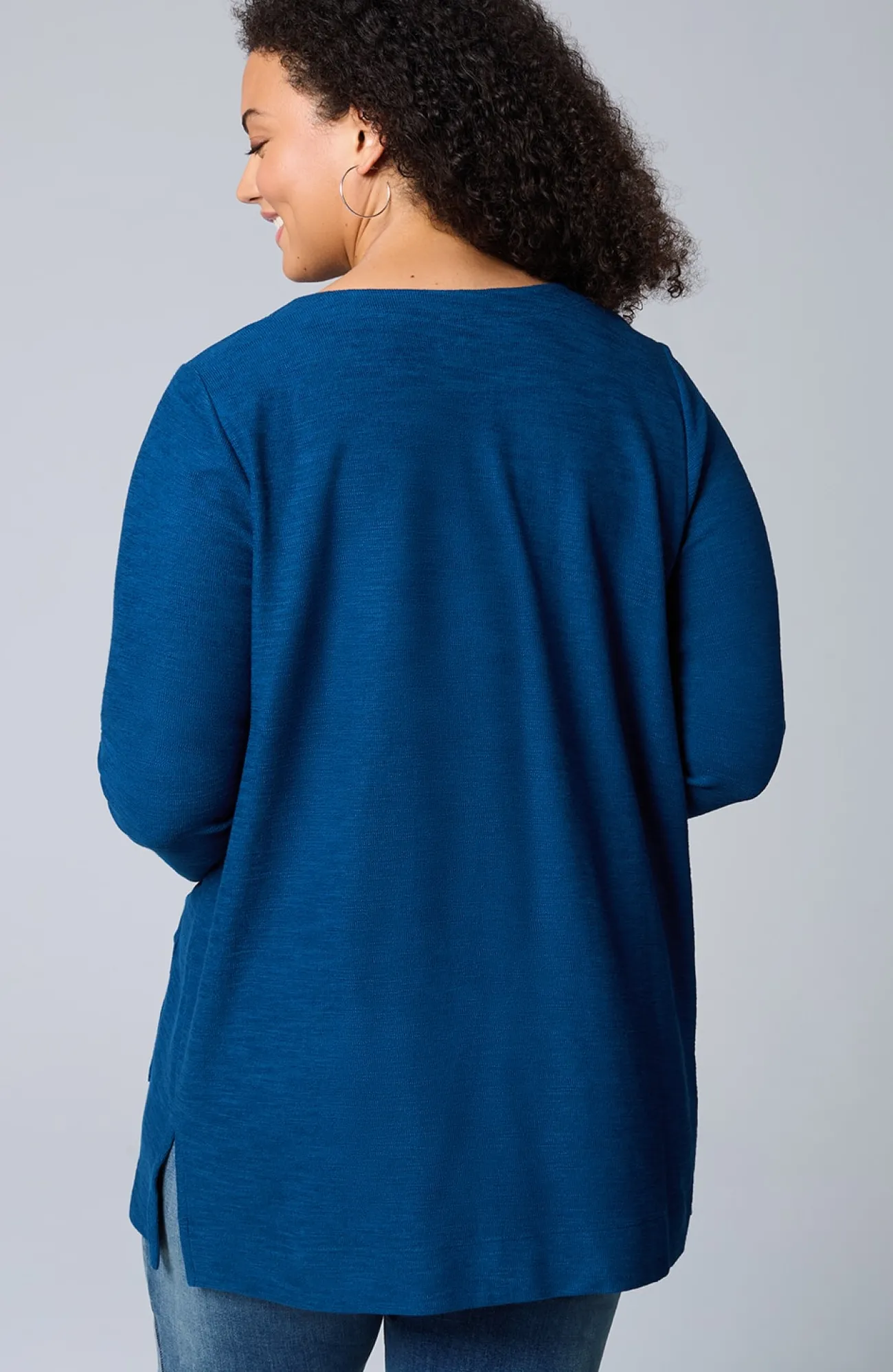 J.Jill Textured Patch-Pocket Tunic Fashion