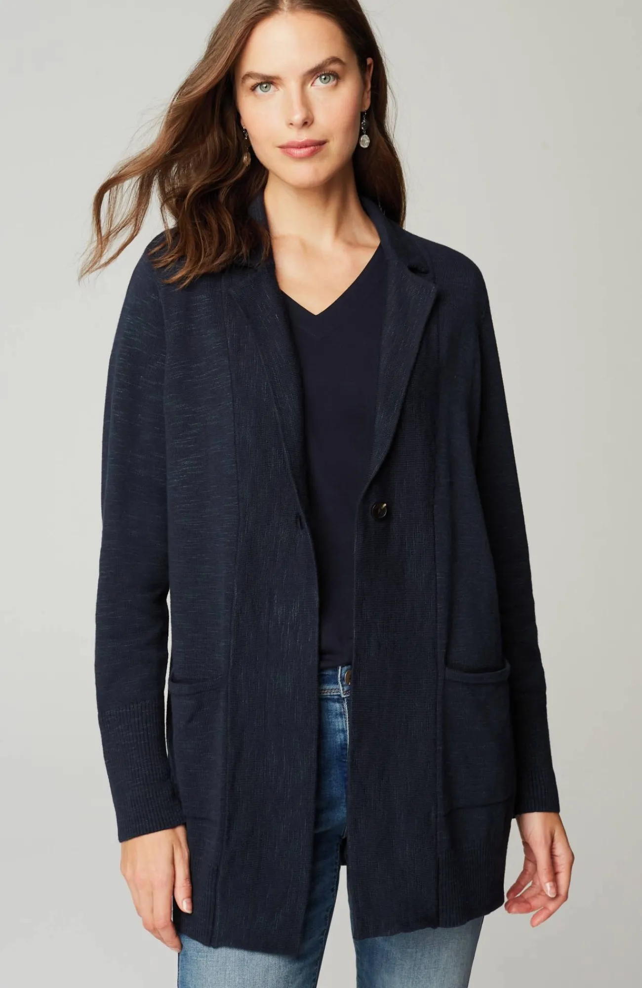 J.Jill Textured Sweater-Jacket Discount