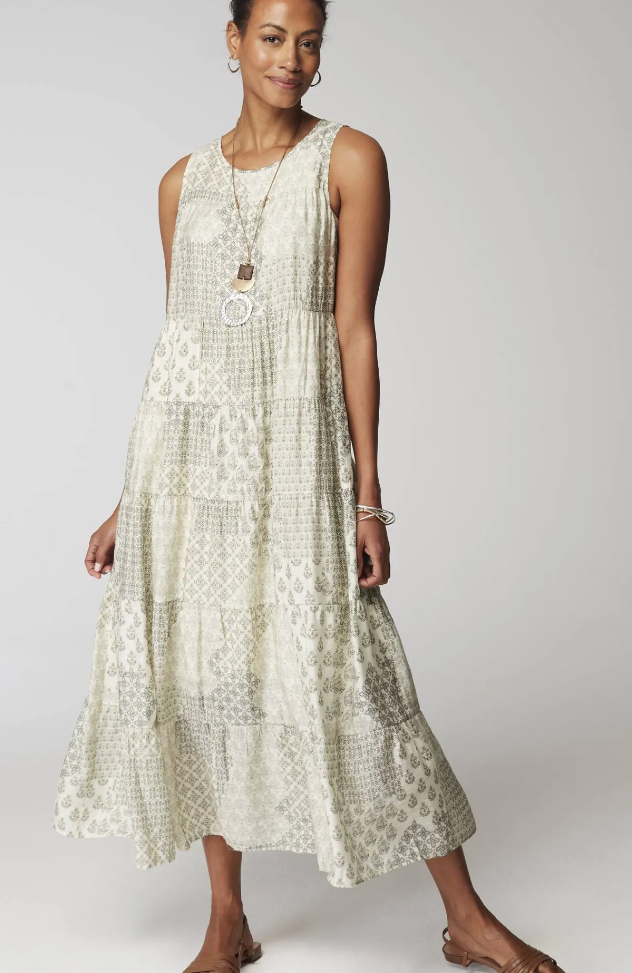 J.Jill Tiered A-Line Maxi Dress Sale