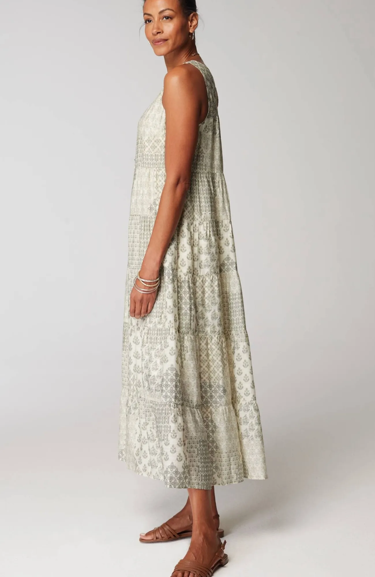 J.Jill Tiered A-Line Maxi Dress Sale