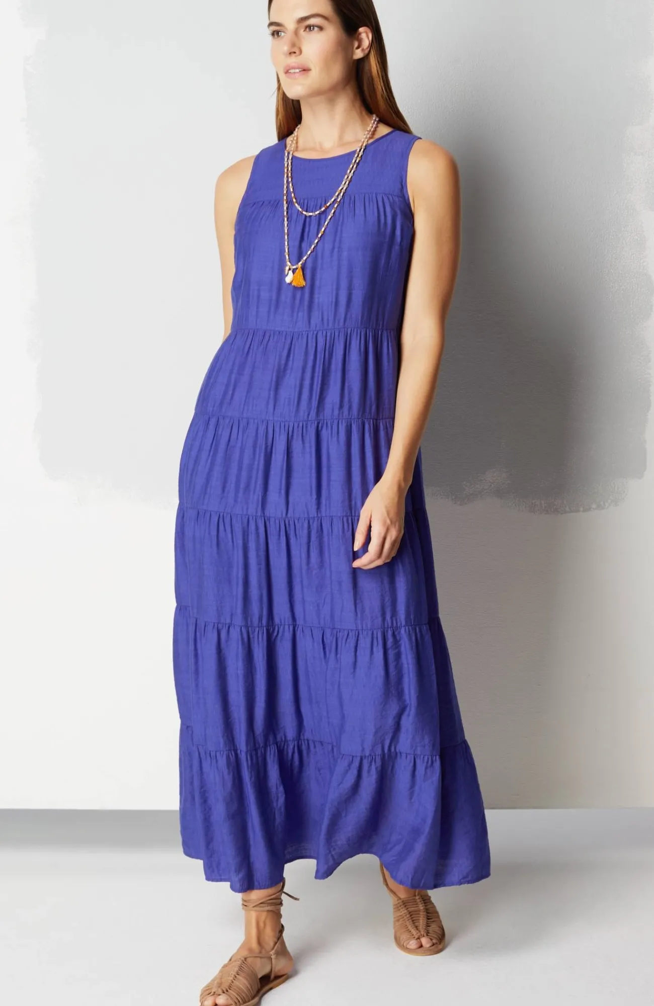 J.Jill Tiered A-Line Maxi Dress Sale