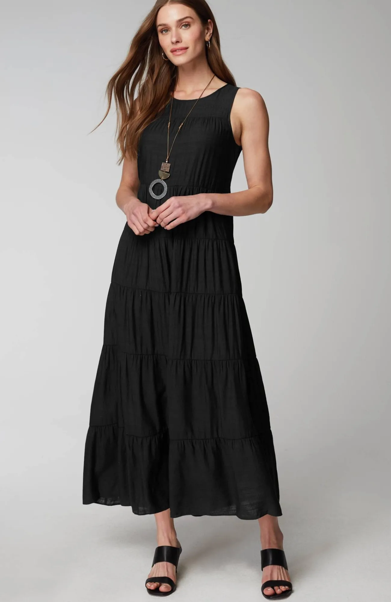 J.Jill Tiered A-Line Maxi Dress Sale