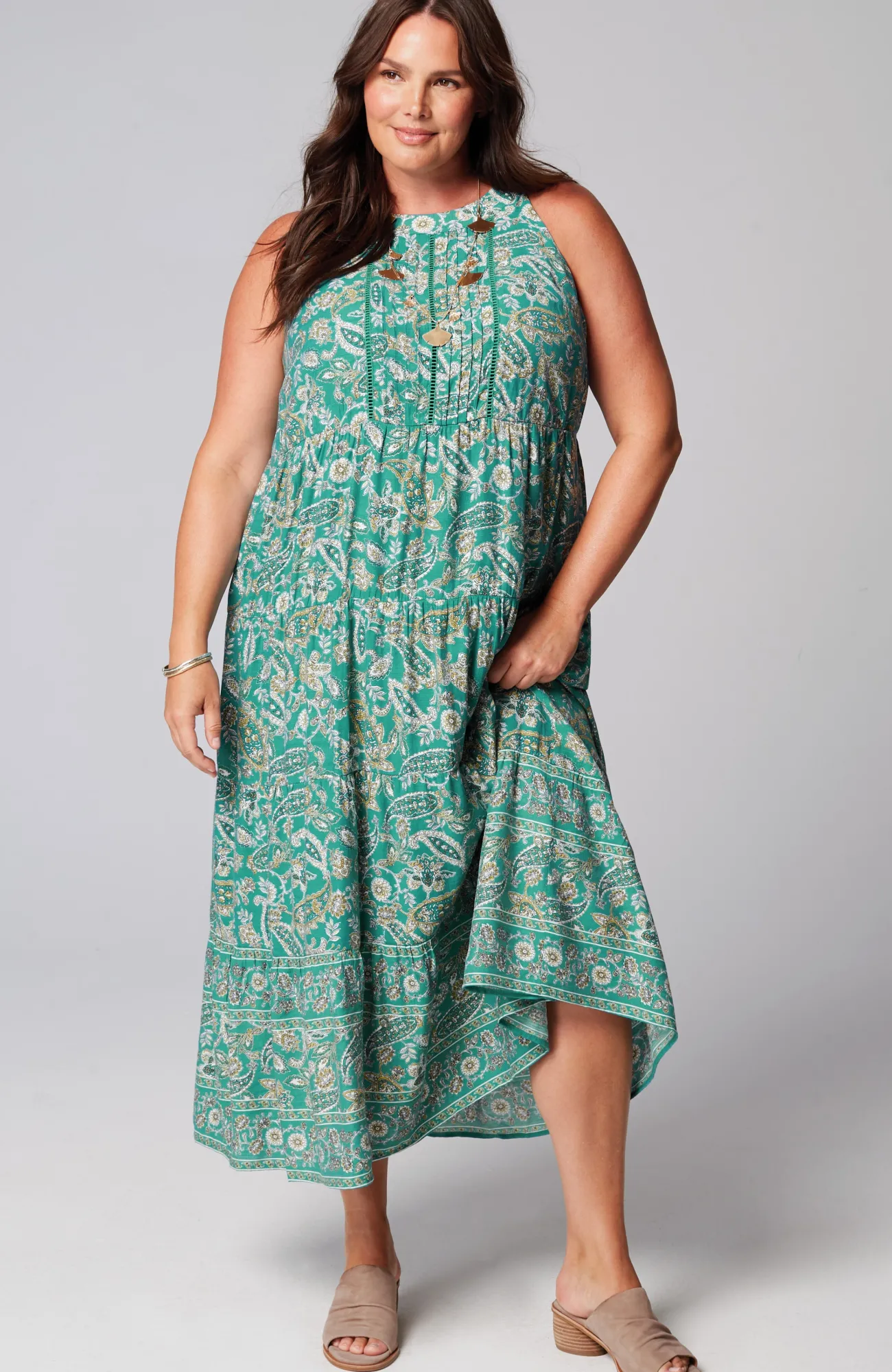 J.Jill Tiered Maxi Dress Cheap