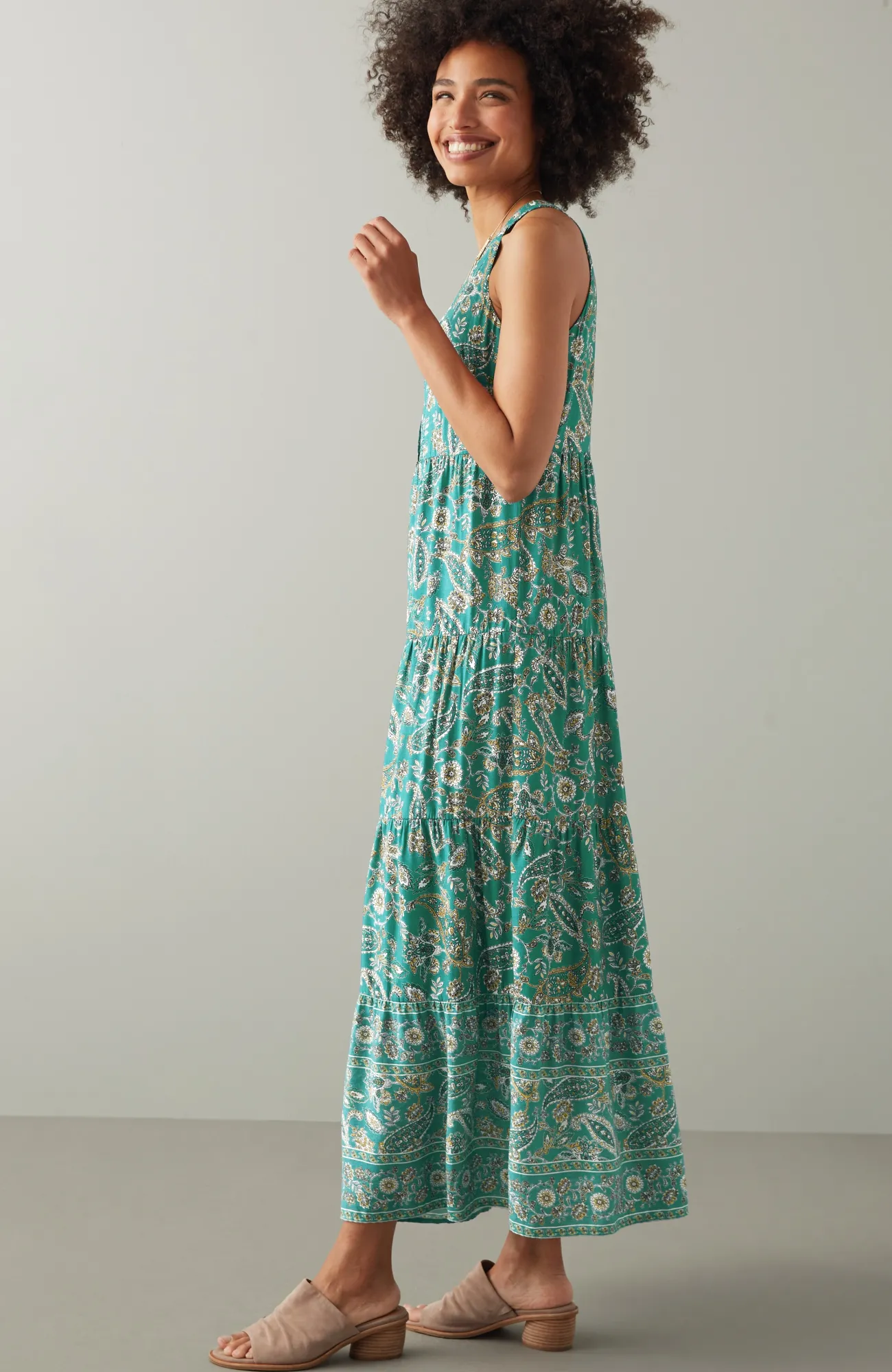 J.Jill Tiered Maxi Dress Cheap