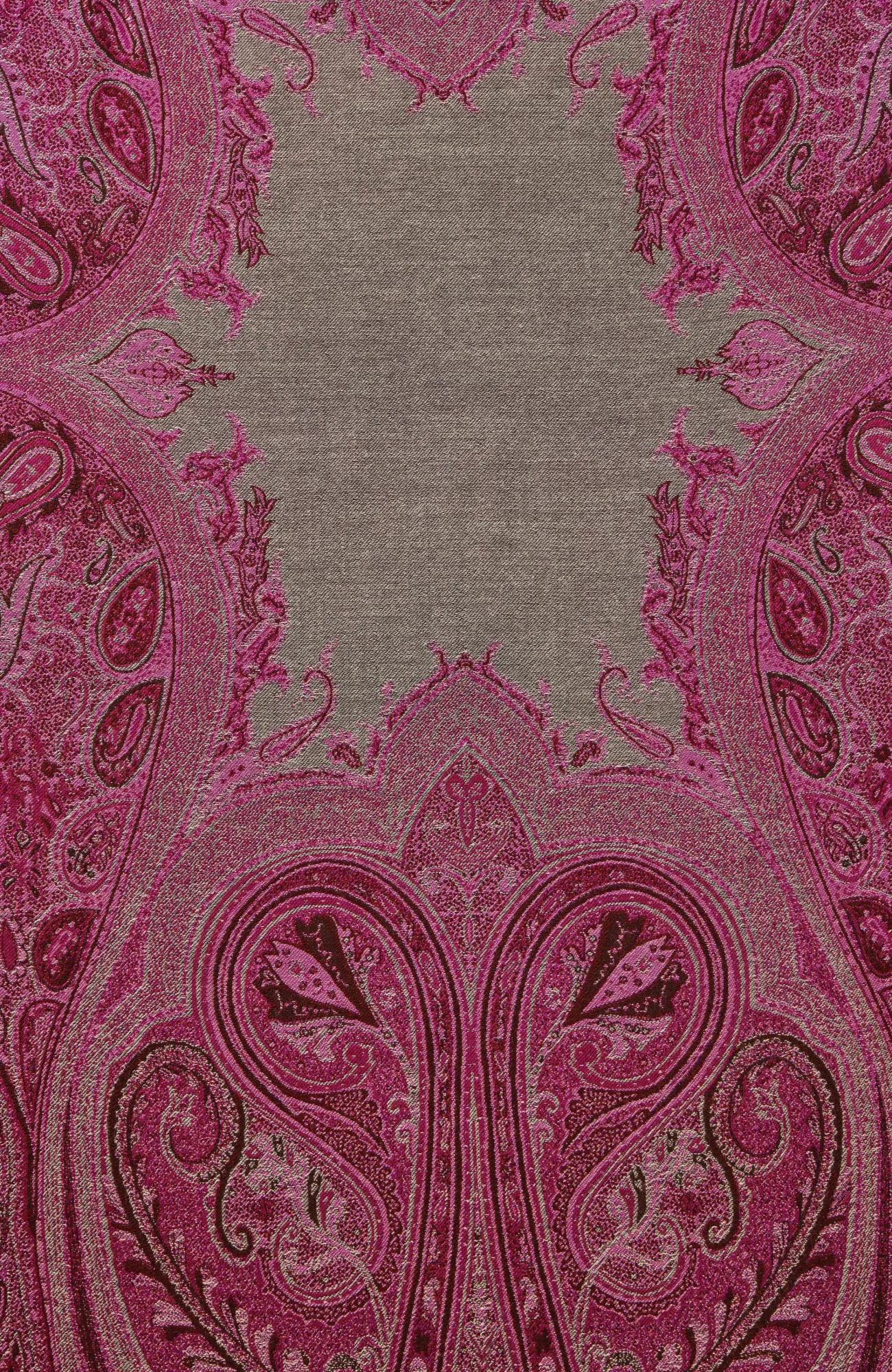 J.Jill Tonal Paisley Scarf Raspberry Multi Cheap