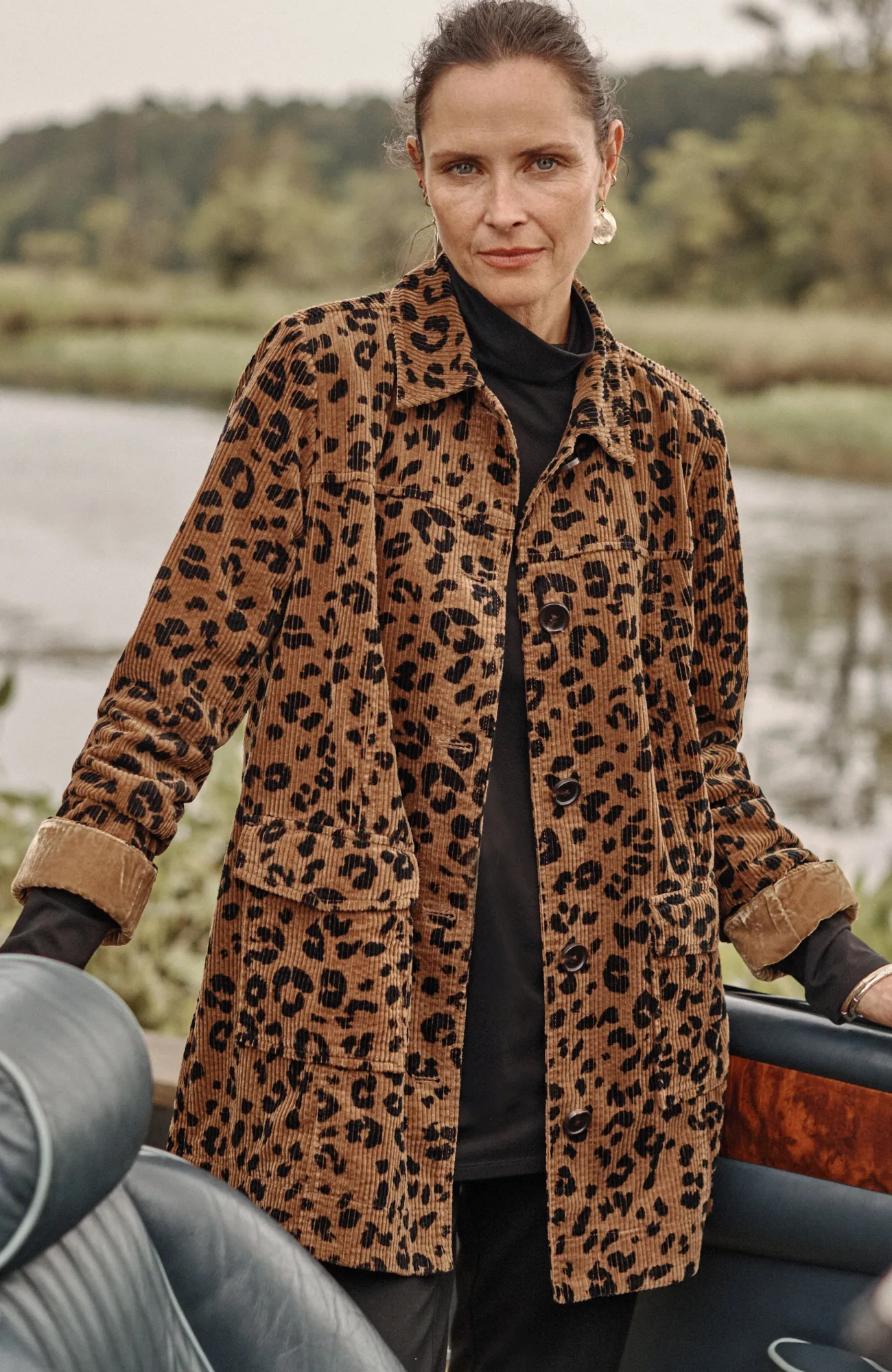 J.Jill Tumbled-Cord Coat Flash Sale