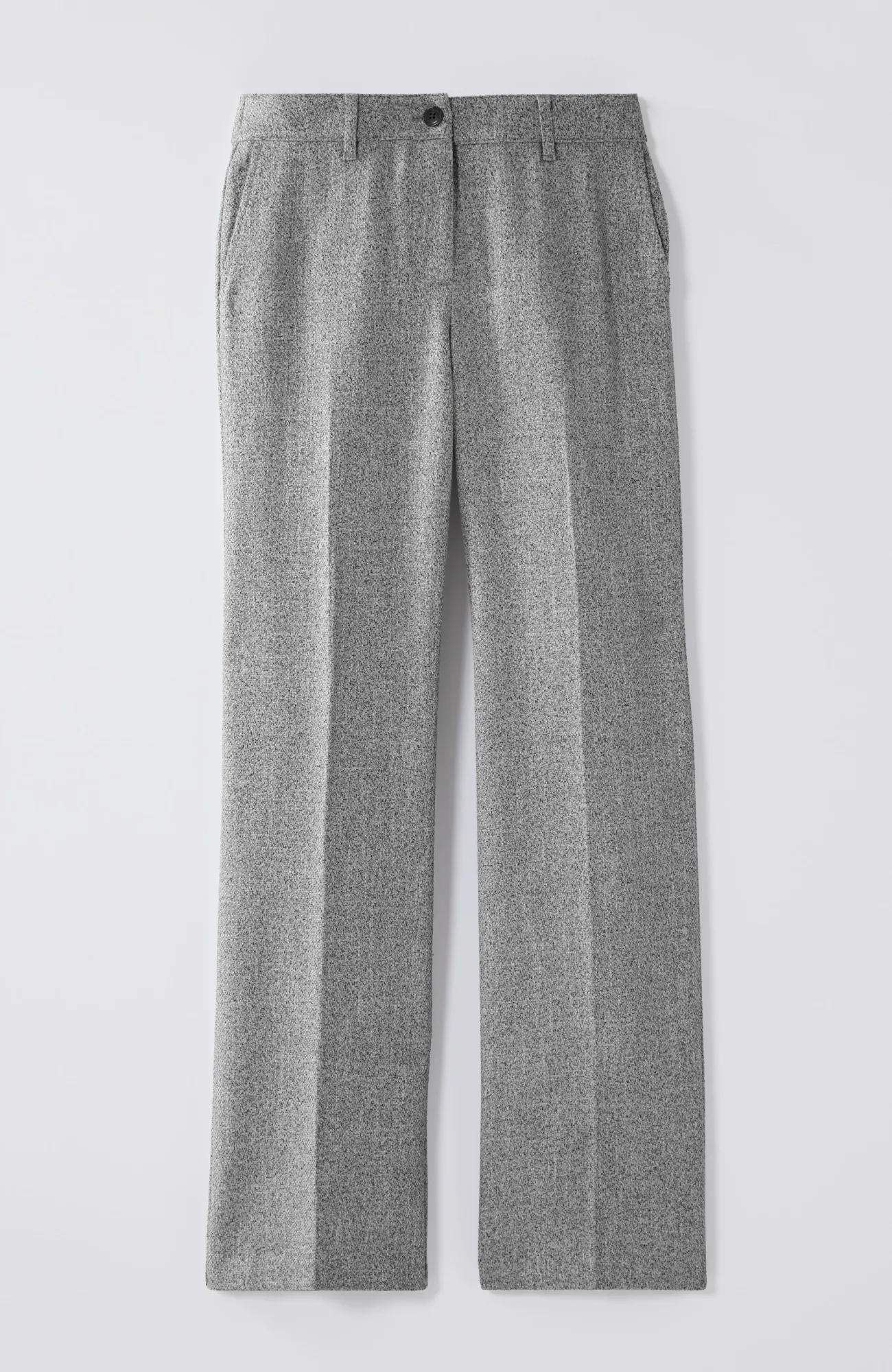 J.Jill Tweed Wide-Leg Trousers Black Multi Clearance