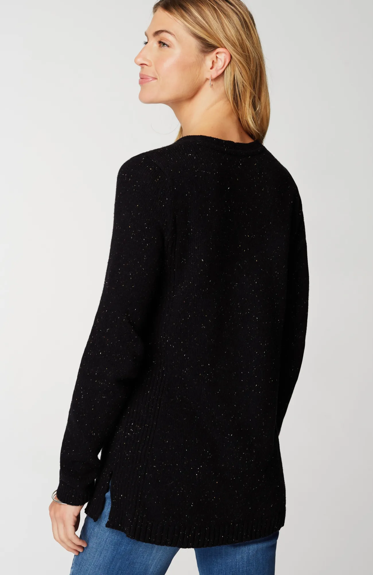 J.Jill Tweeded-Cotton Sweater Tunic Best Sale