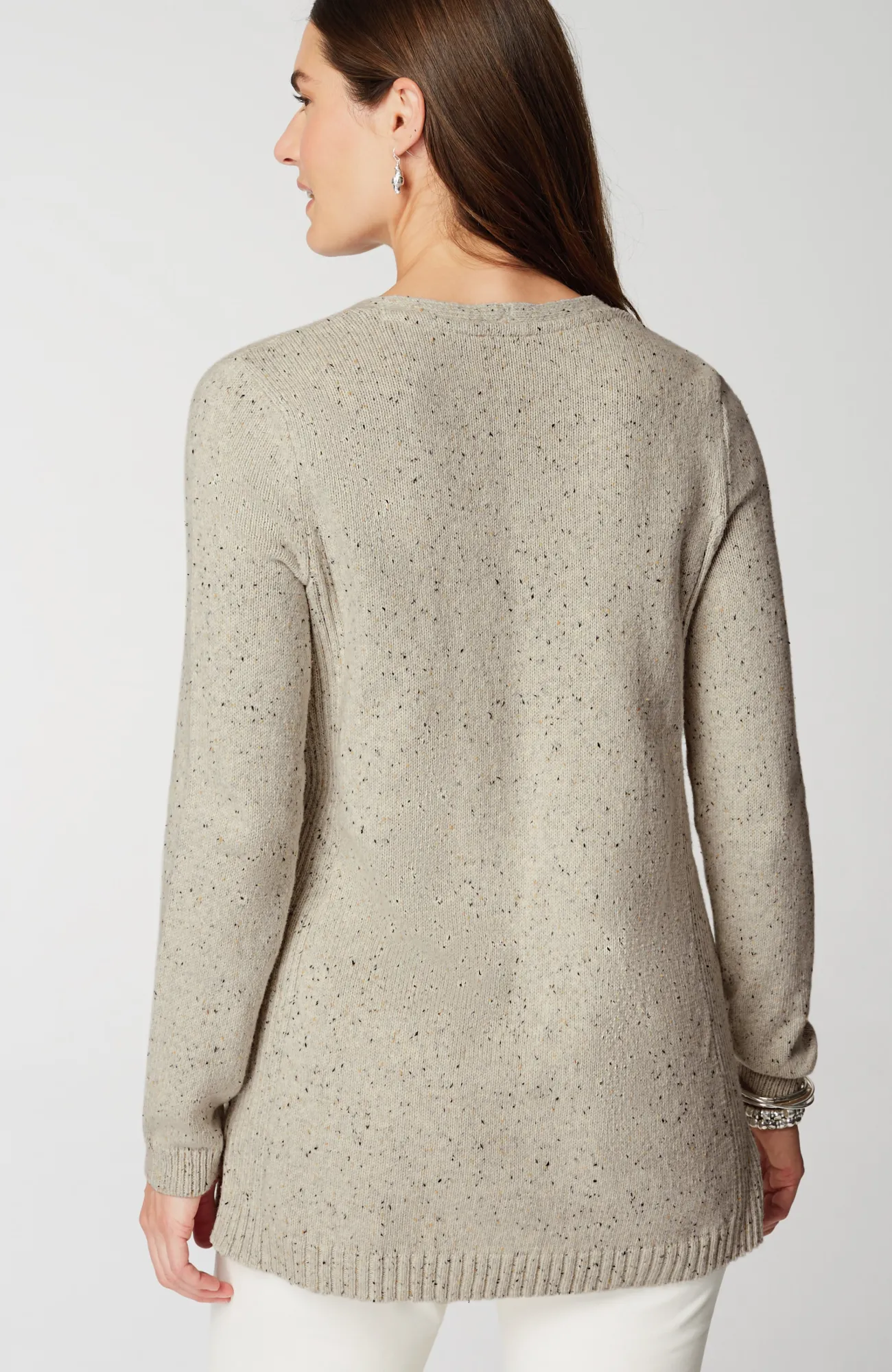 J.Jill Tweeded-Cotton Sweater Tunic Best Sale
