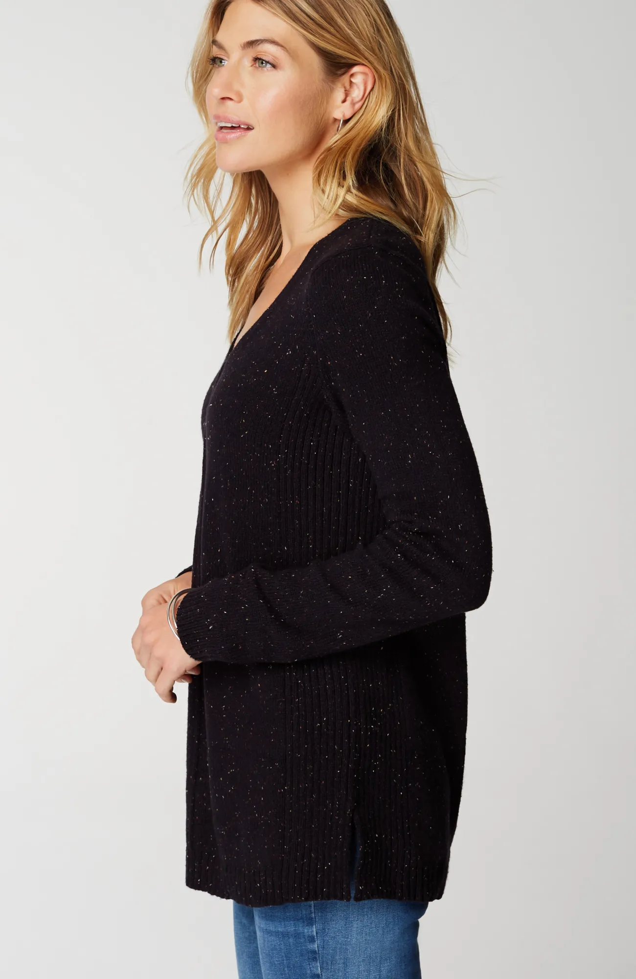 J.Jill Tweeded-Cotton Sweater Tunic Best Sale
