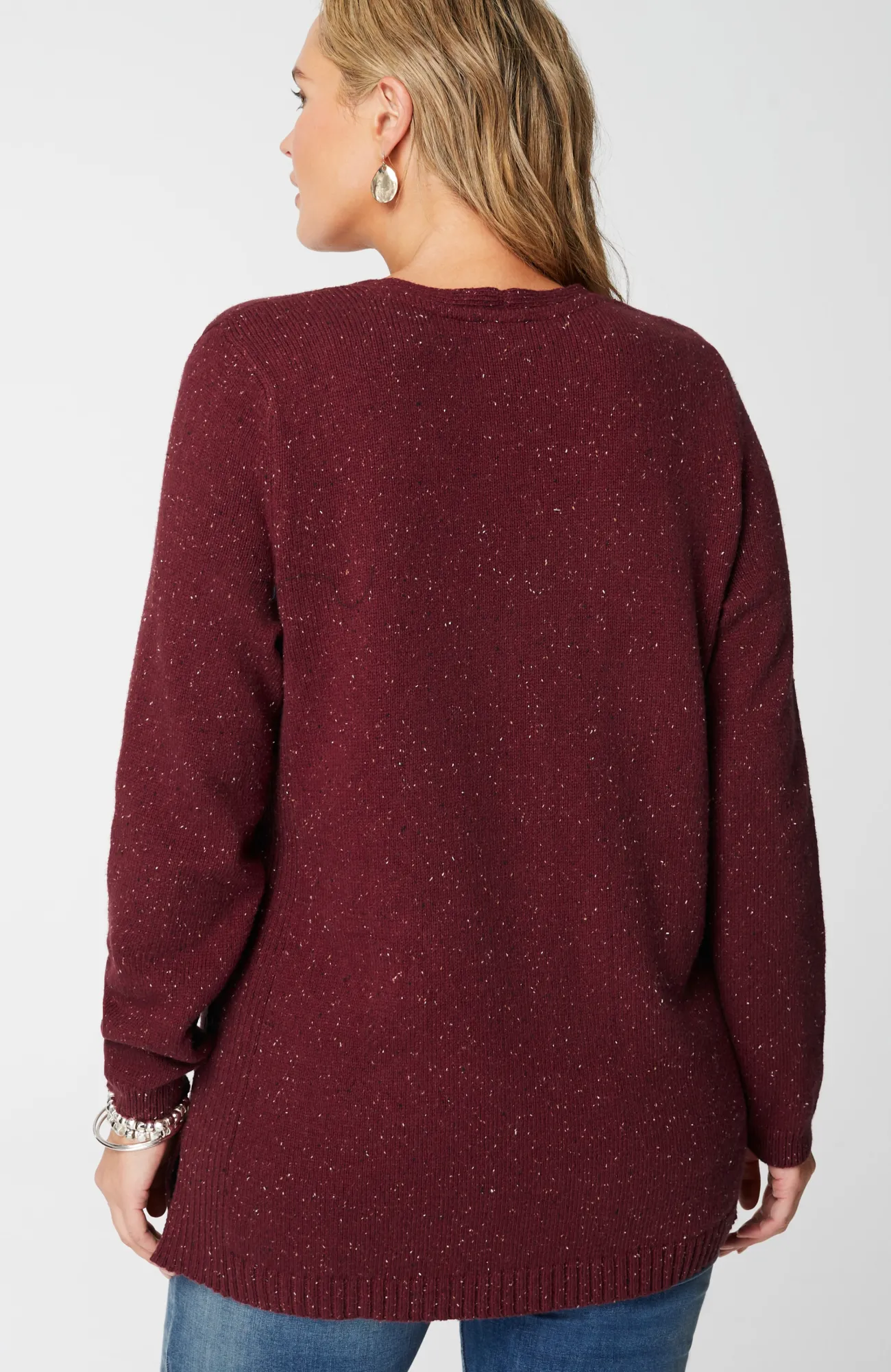 J.Jill Tweeded-Cotton Sweater Tunic Best Sale
