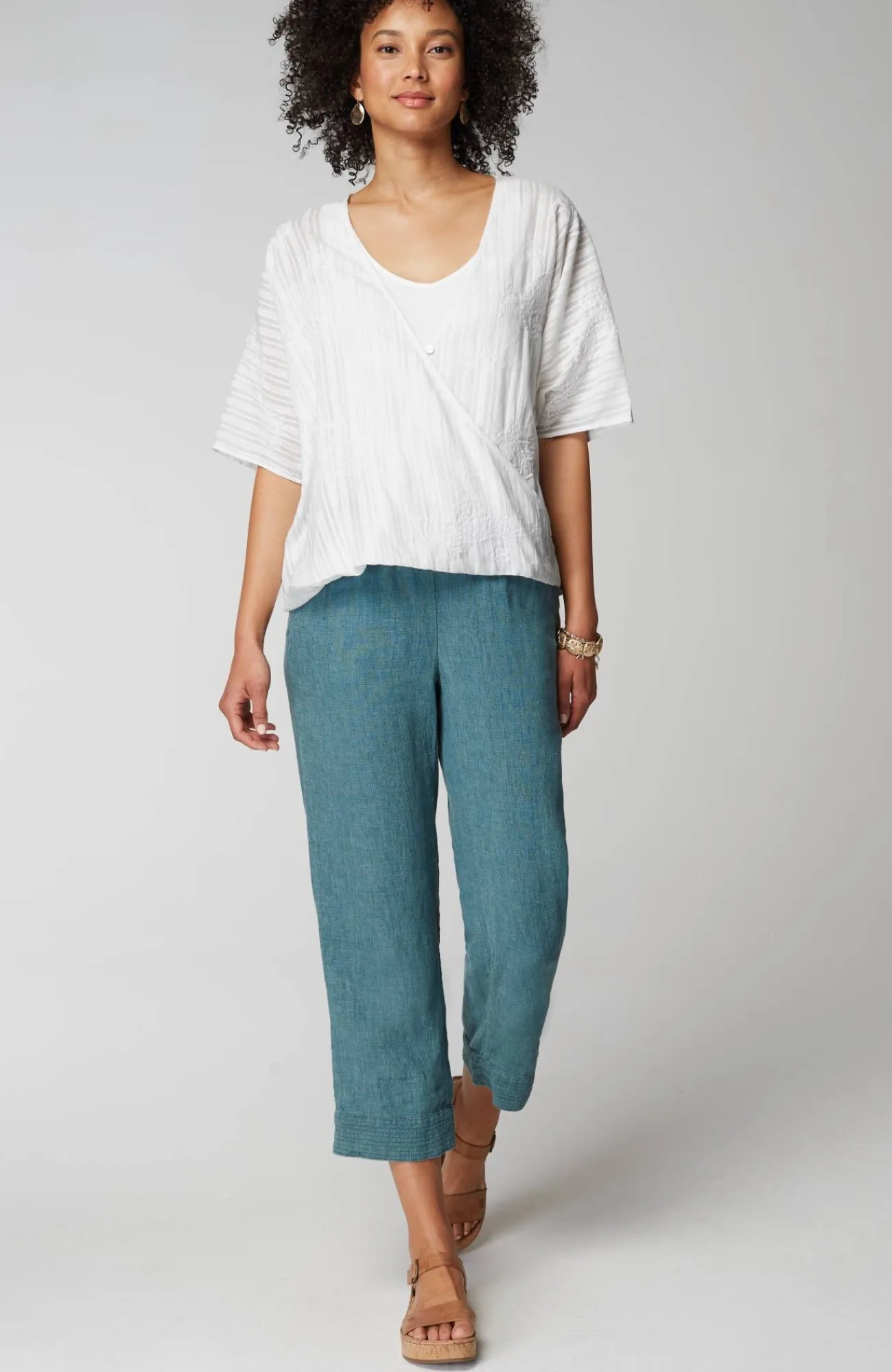 J.Jill Twisted-Front Poncho Clearance