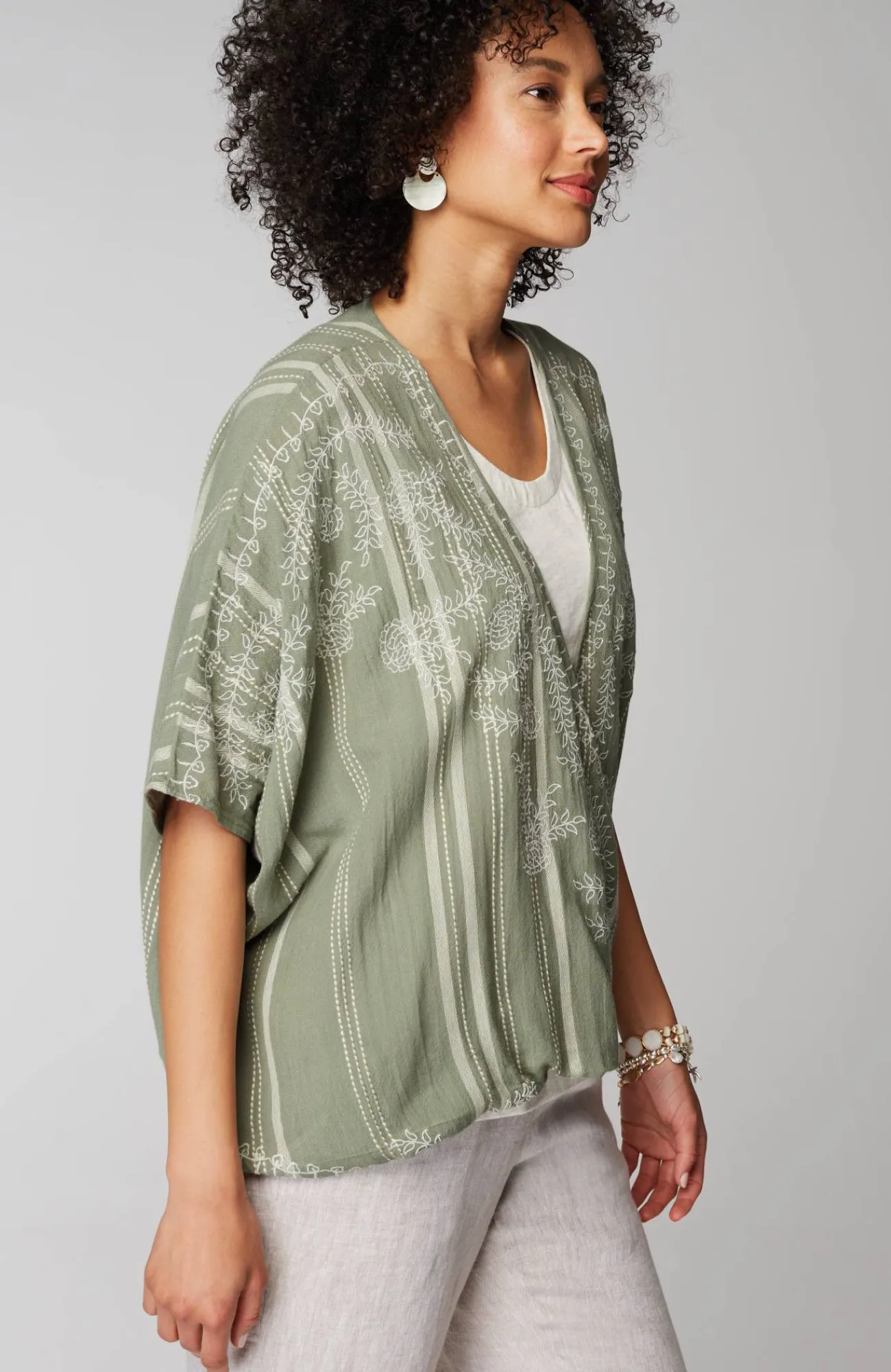 J.Jill Twisted-Front Poncho Clearance