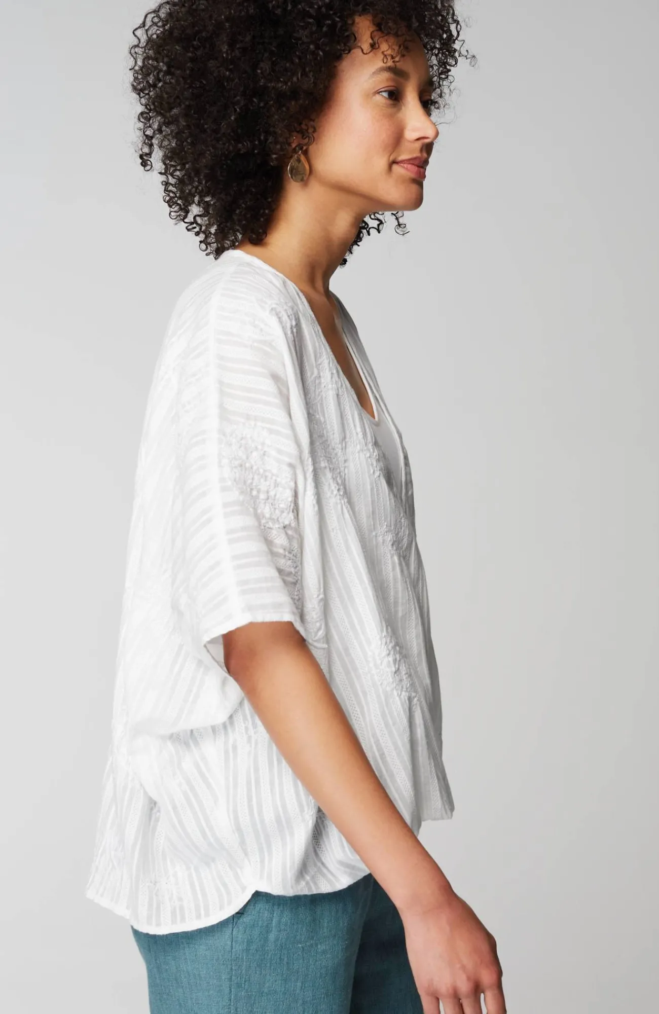 J.Jill Twisted-Front Poncho Clearance