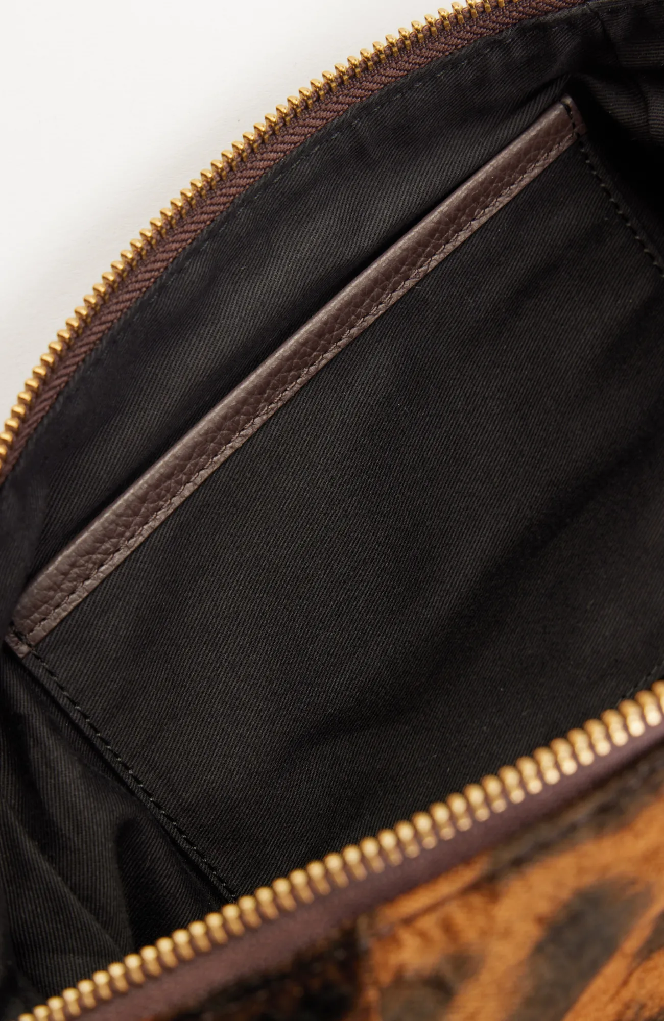 J.Jill Velvet Leopard-Printed Bag Neutral Multi Sale