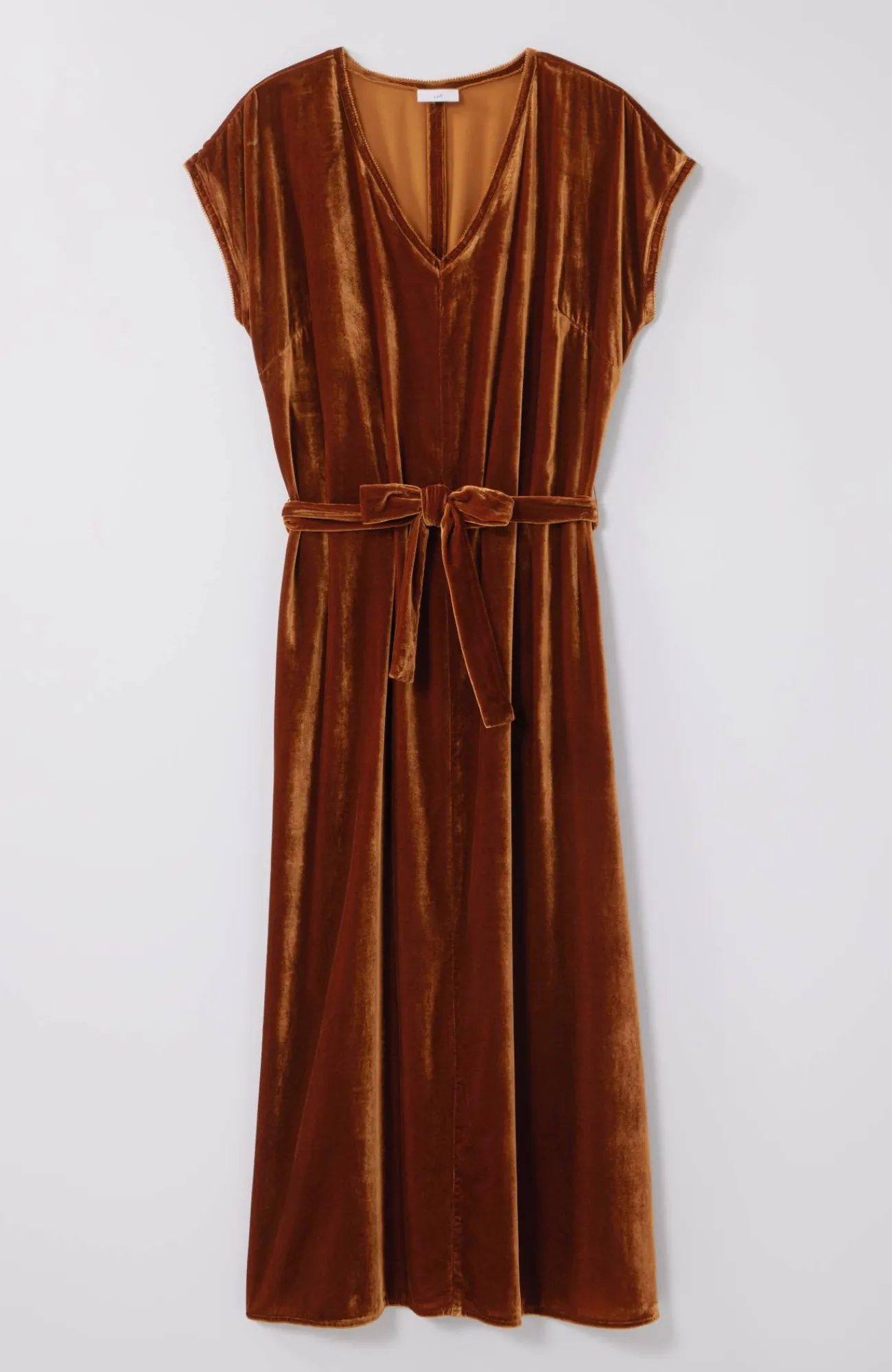 J.Jill Velvet Maxi Dress Whiskey Barrel Best Sale