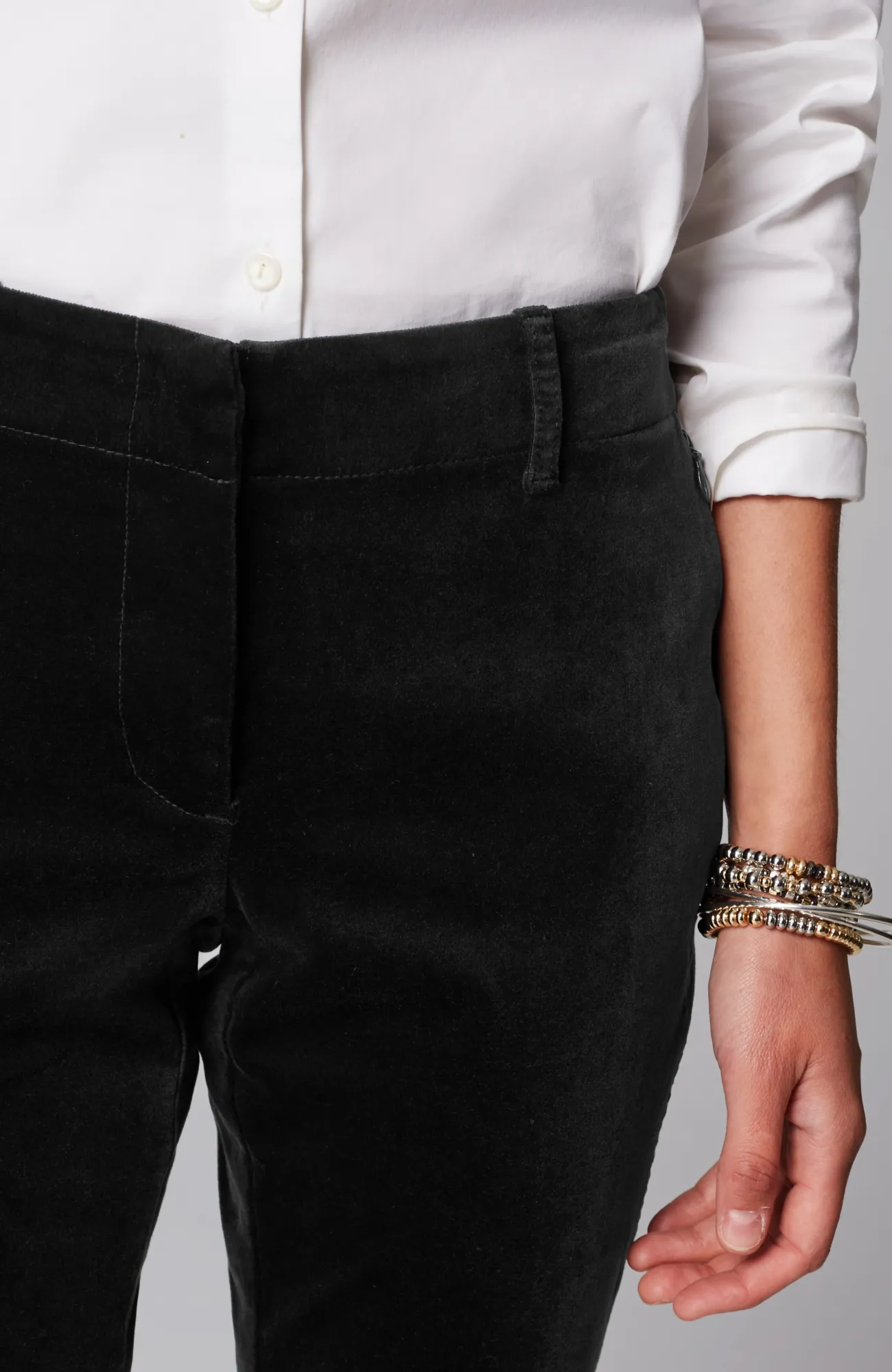 J.Jill Velveteen-Stretch Slim-Leg Pants Best